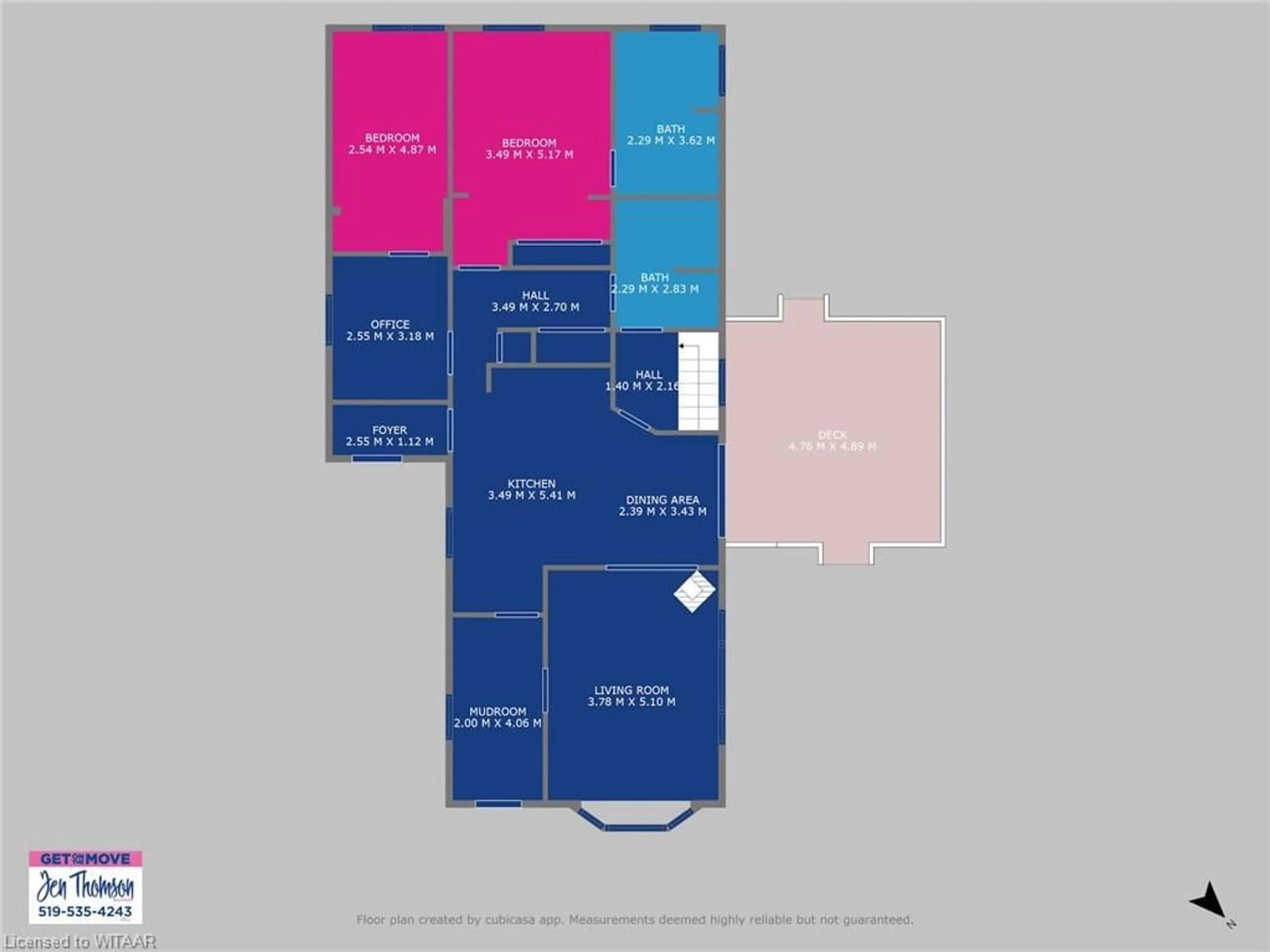 Floor plan for 474593 Dodge Line, Beachville Ontario N0J 1A0