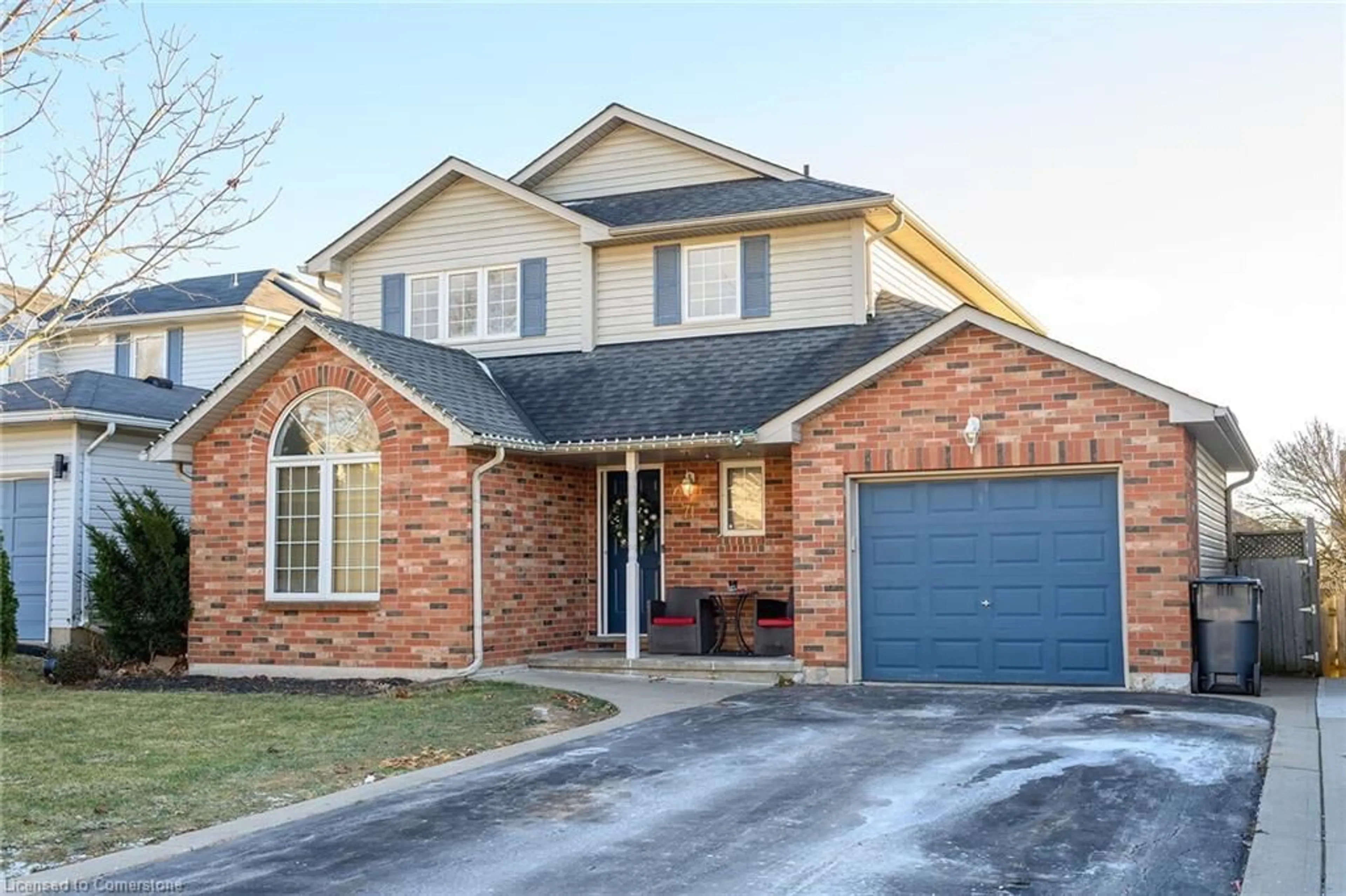 Home with brick exterior material, street for 71 Morgan Dr, Caledonia Ontario N3W 2L6