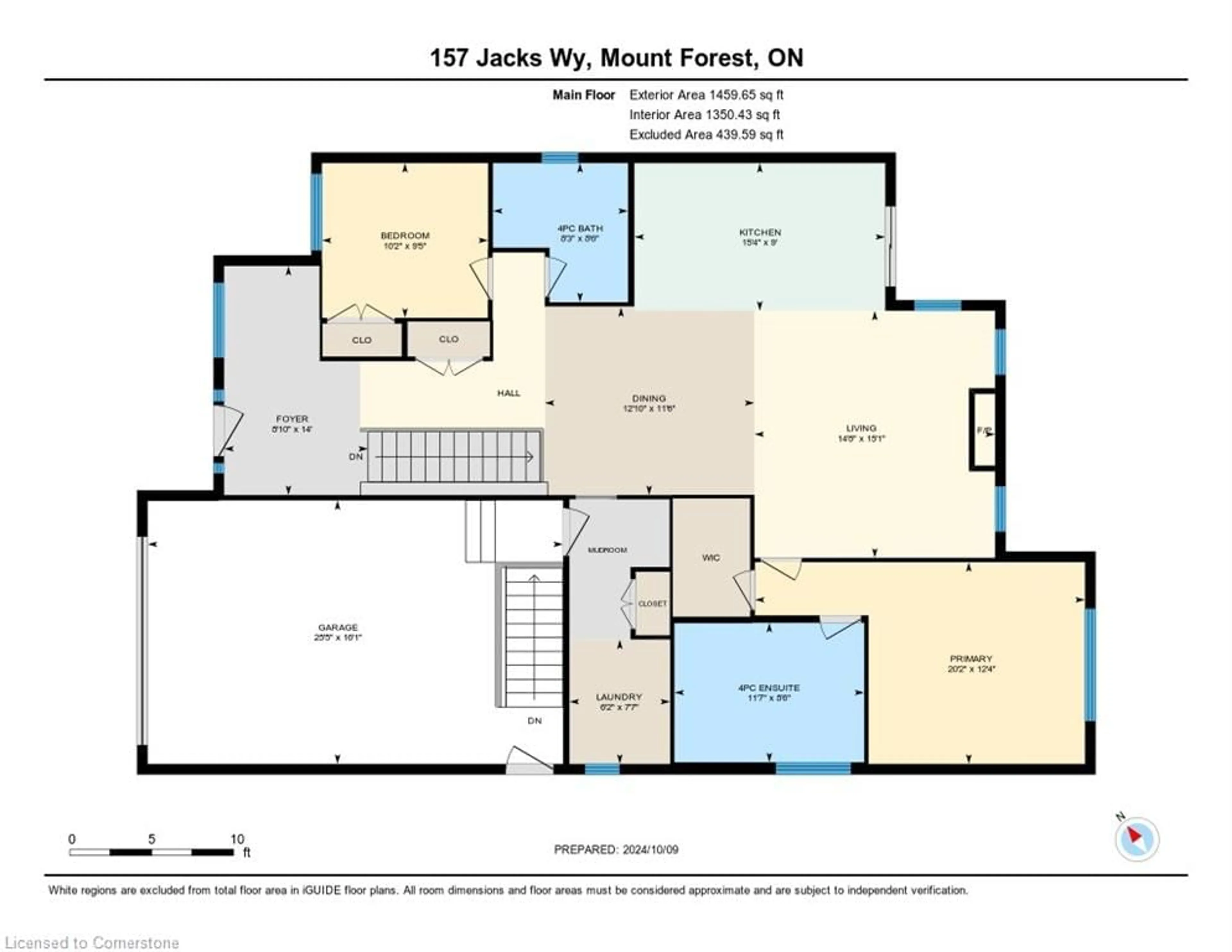 Floor plan for 157 Jack's Way, Mount Forest Ontario N0G 2L4