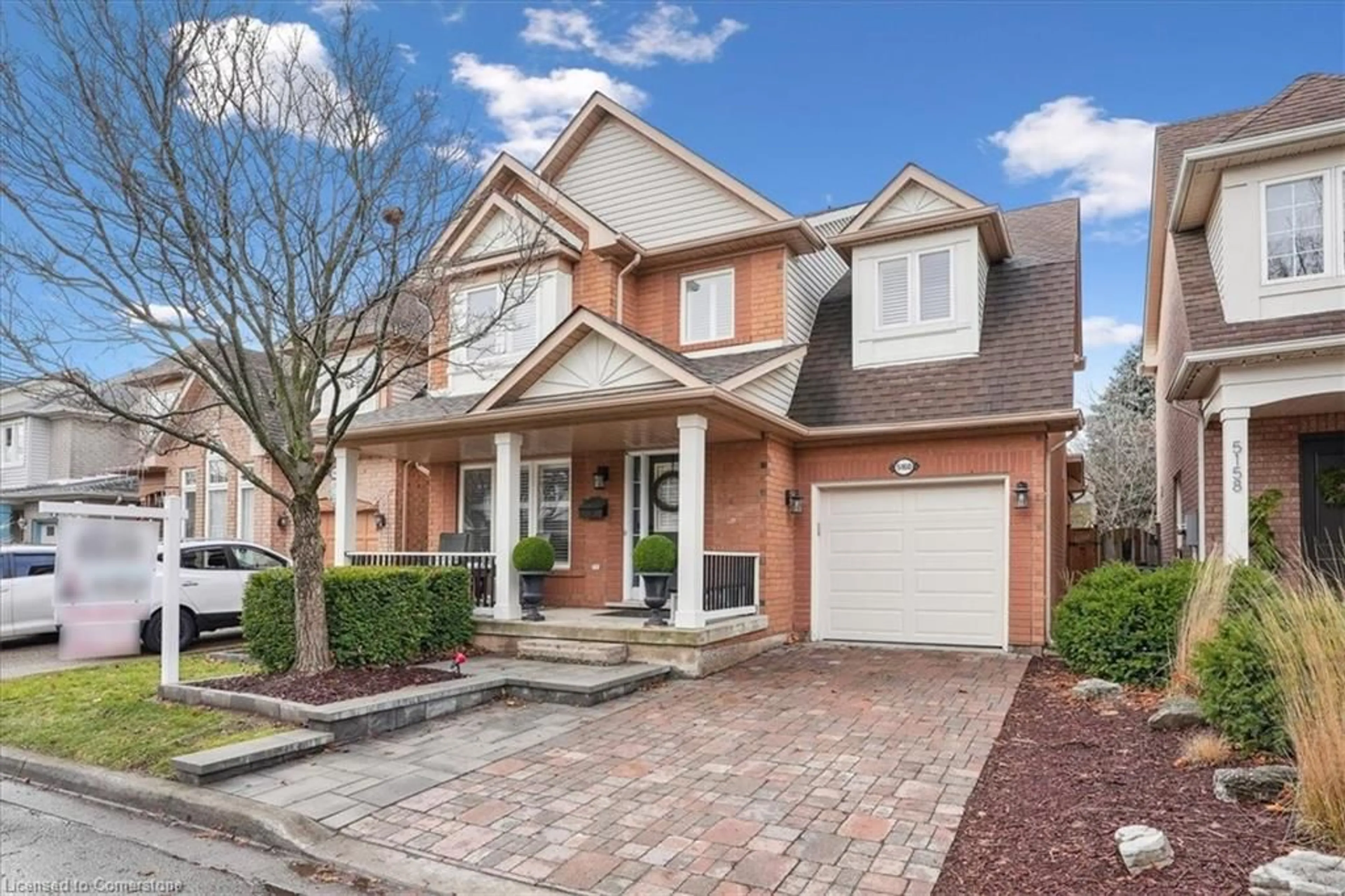 Home with brick exterior material, street for 5160 Ridgewell Rd, Burlington Ontario L7L 6N7