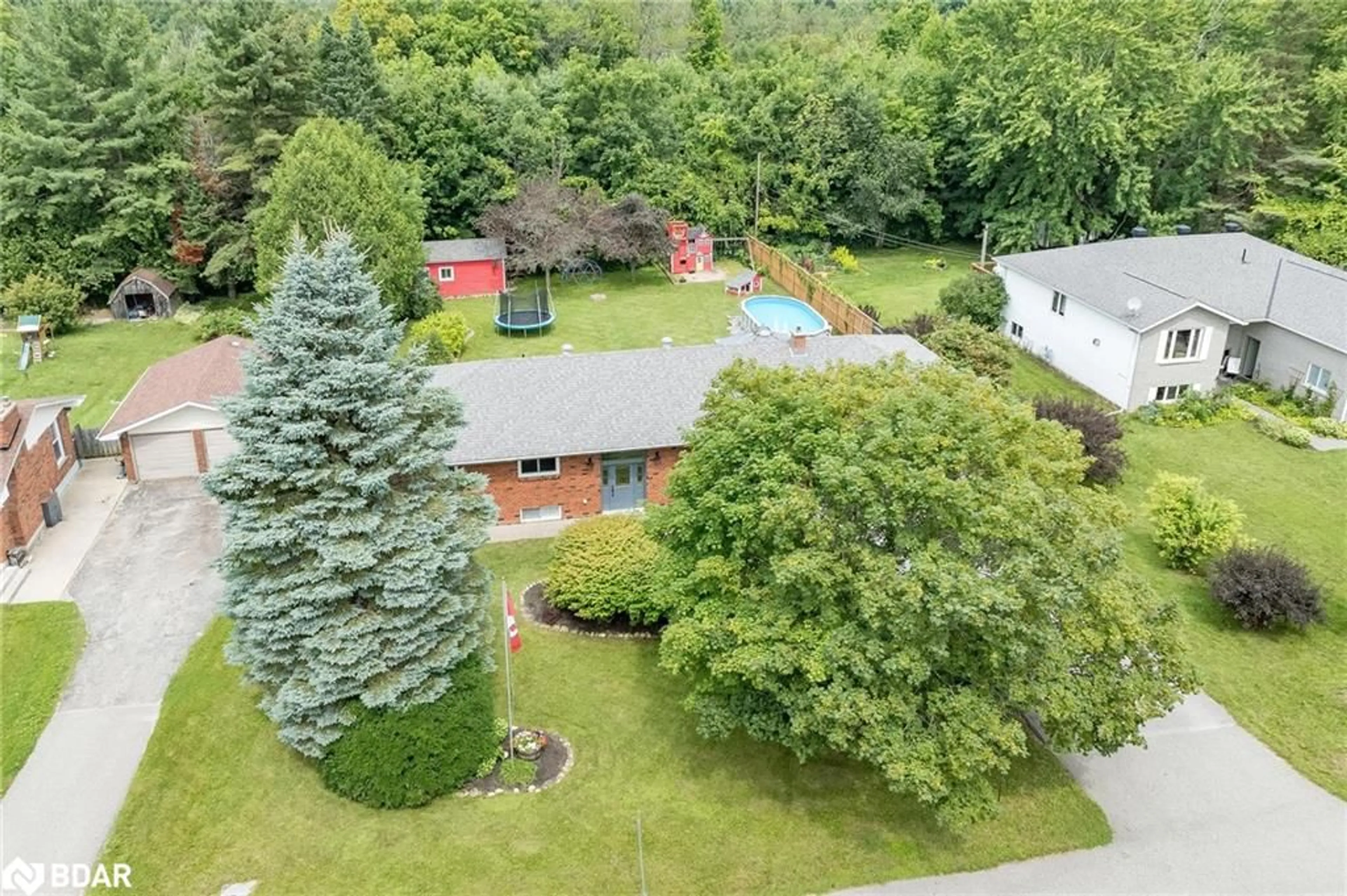 A pic from outside/outdoor area/front of a property/back of a property/a pic from drone, unknown for 220 Moonstone Rd, Moonstone Ontario L0K 1N0