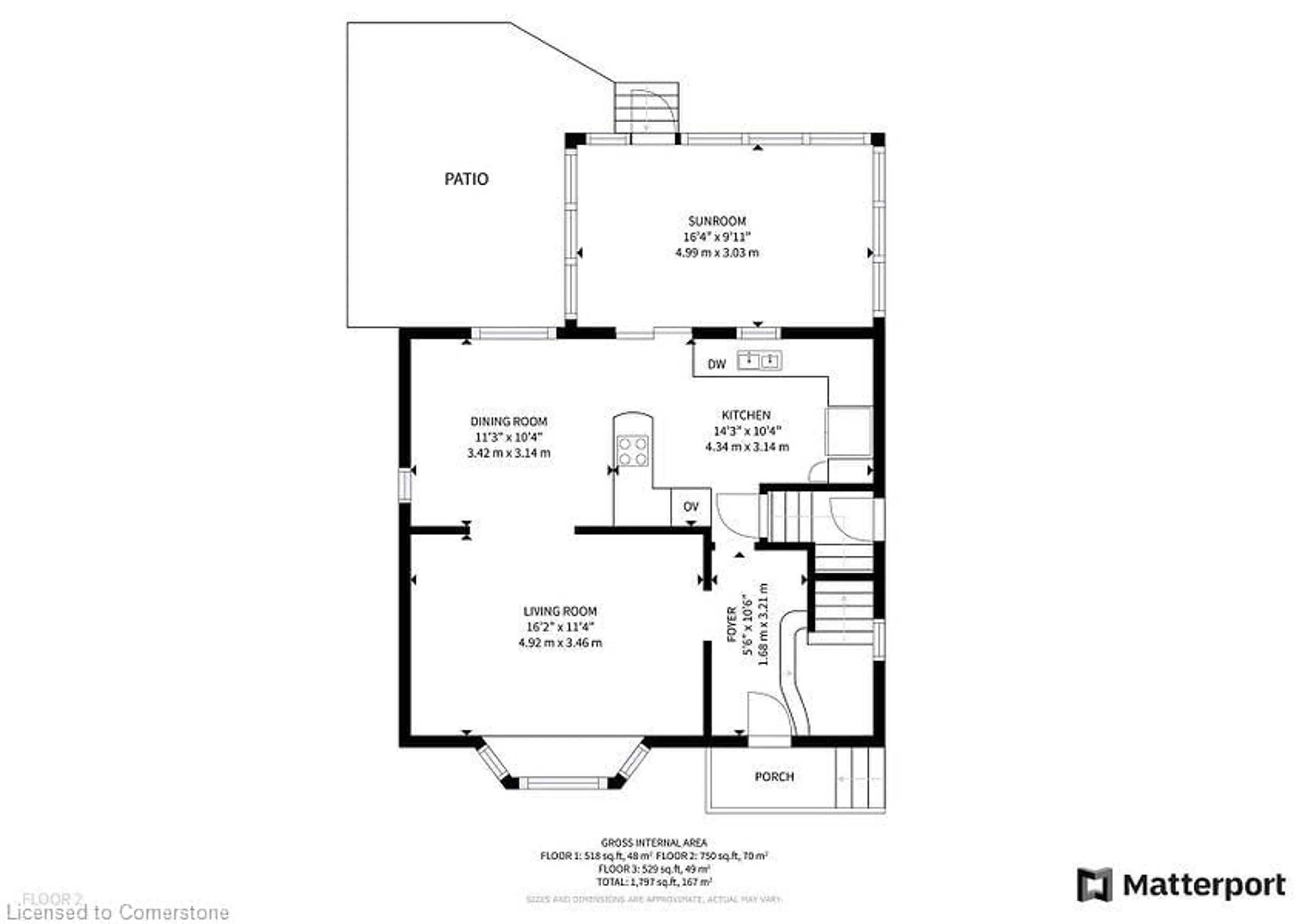 Floor plan for 14 Townsend Ave, Burlington Ontario L7T 1Y6