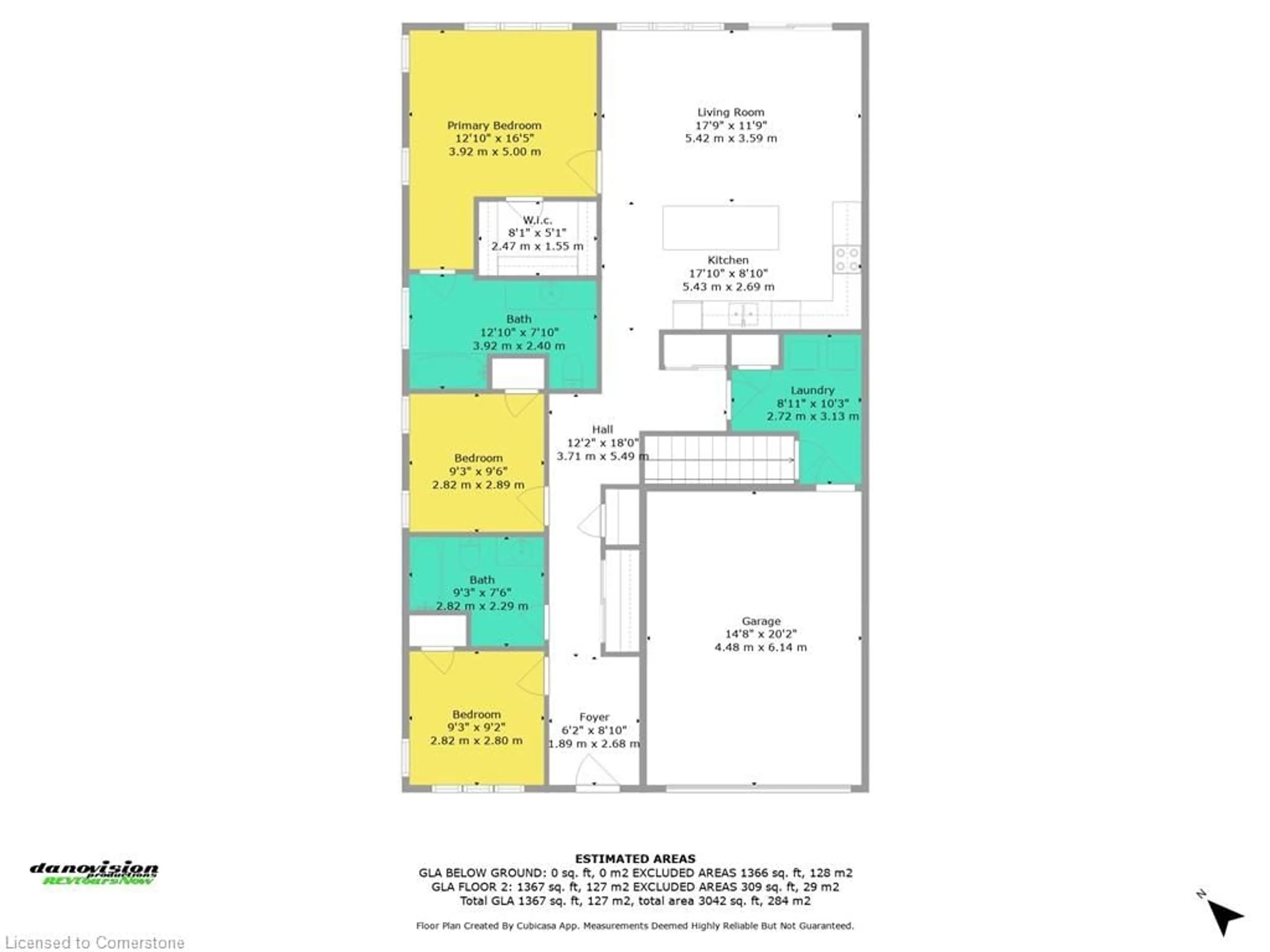 Floor plan for 41 Waterthrush Lane, Simcoe Ontario N3Y 0E9