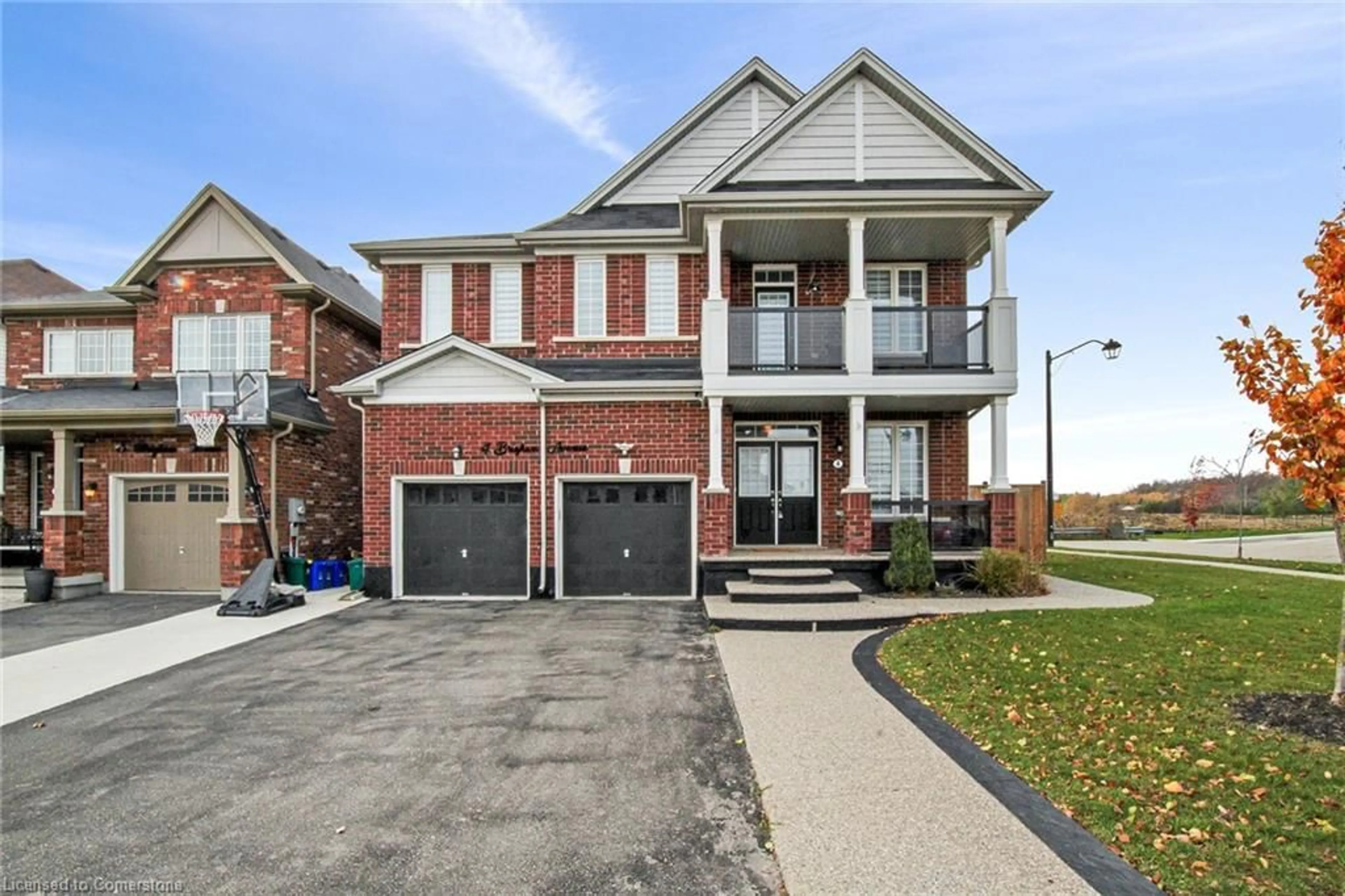 Home with brick exterior material, street for 4 Brigham Ave, Binbrook Ontario L0R 1C0