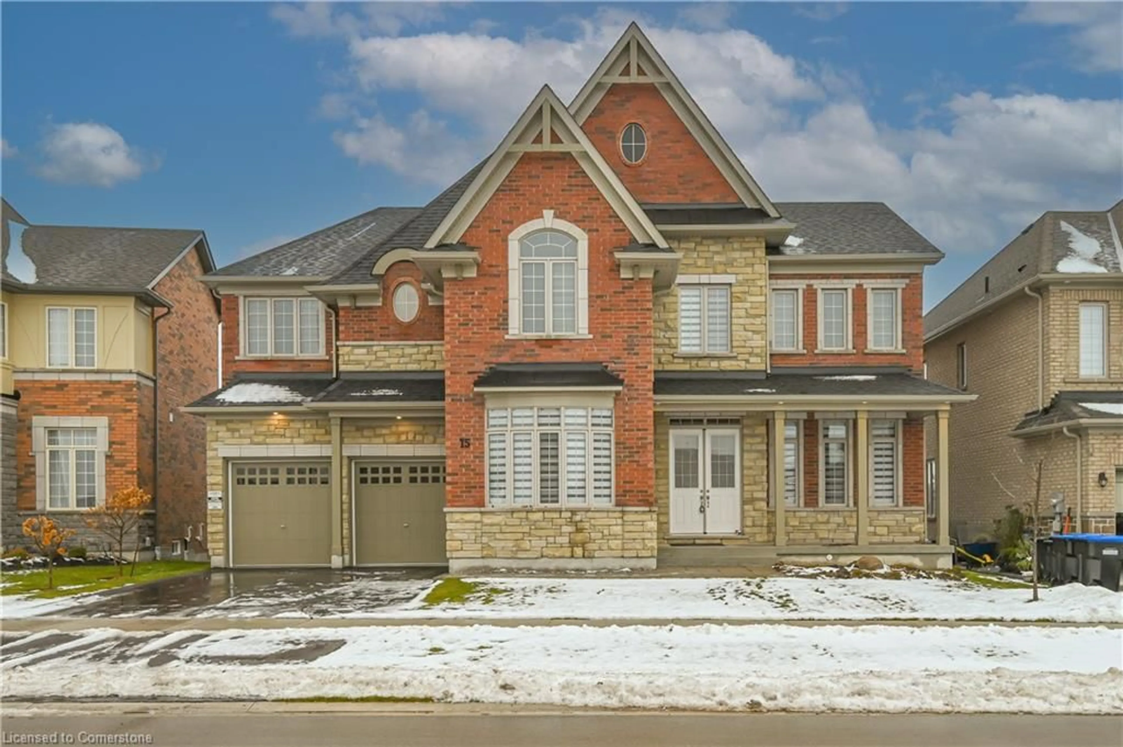 Home with brick exterior material, street for 15 Sanford Cir, Springwater Ontario L9X 2A8