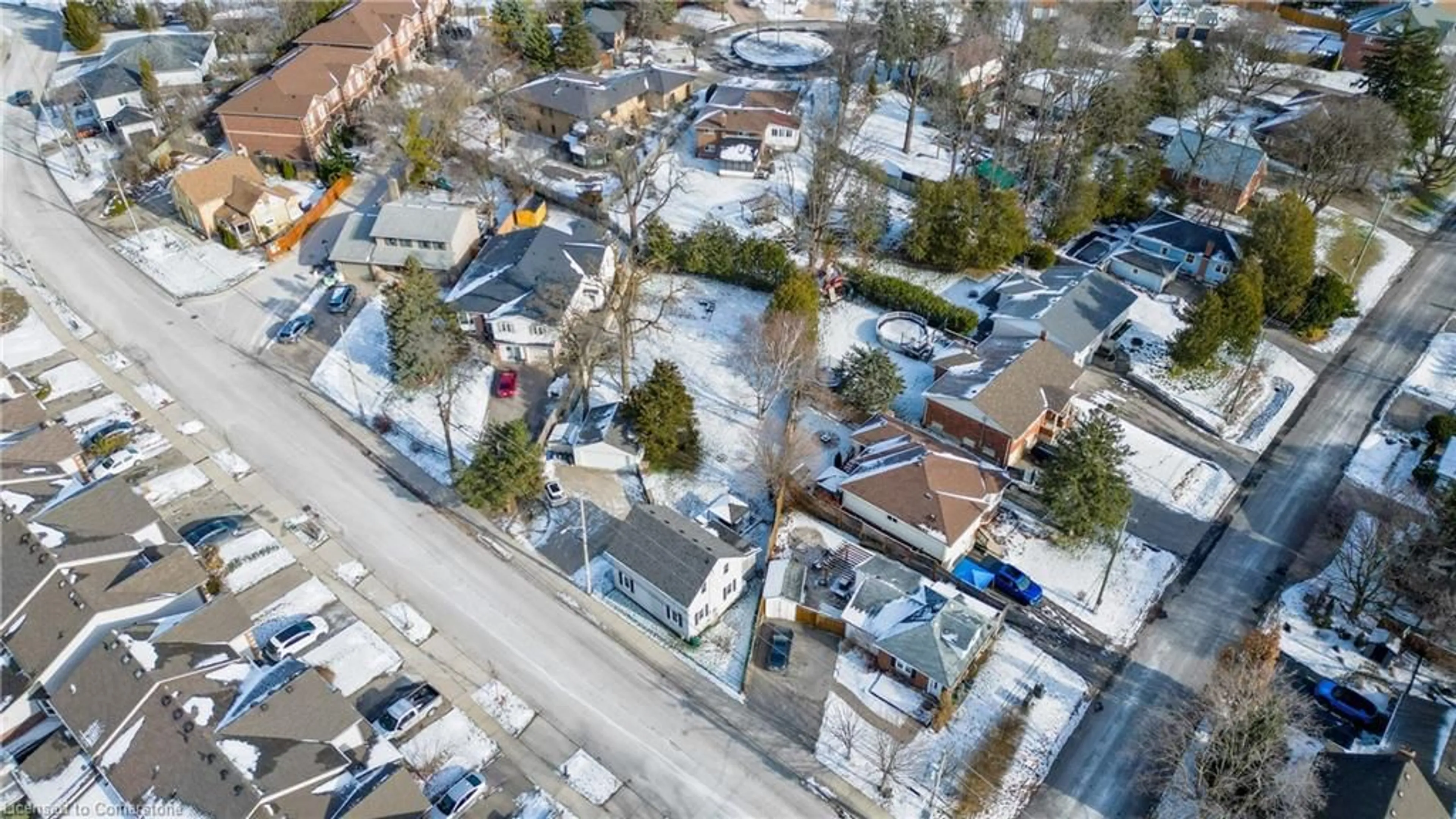 A pic from outside/outdoor area/front of a property/back of a property/a pic from drone, street for 64 Woolwich St, Kitchener Ontario N2K 1S3