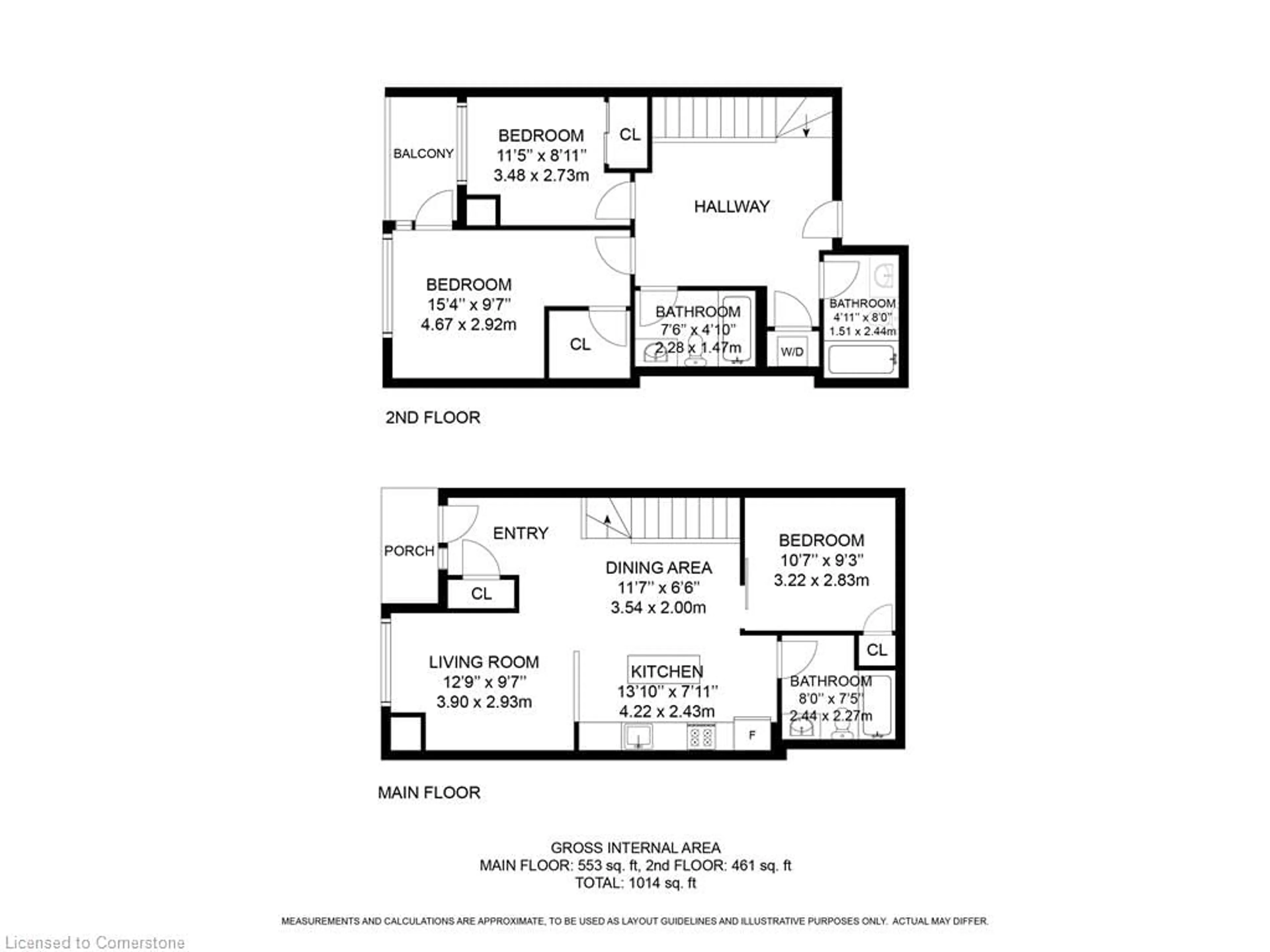 Floor plan for 5240 Dundas Street St #B209, Burlington Ontario L7L 0J6