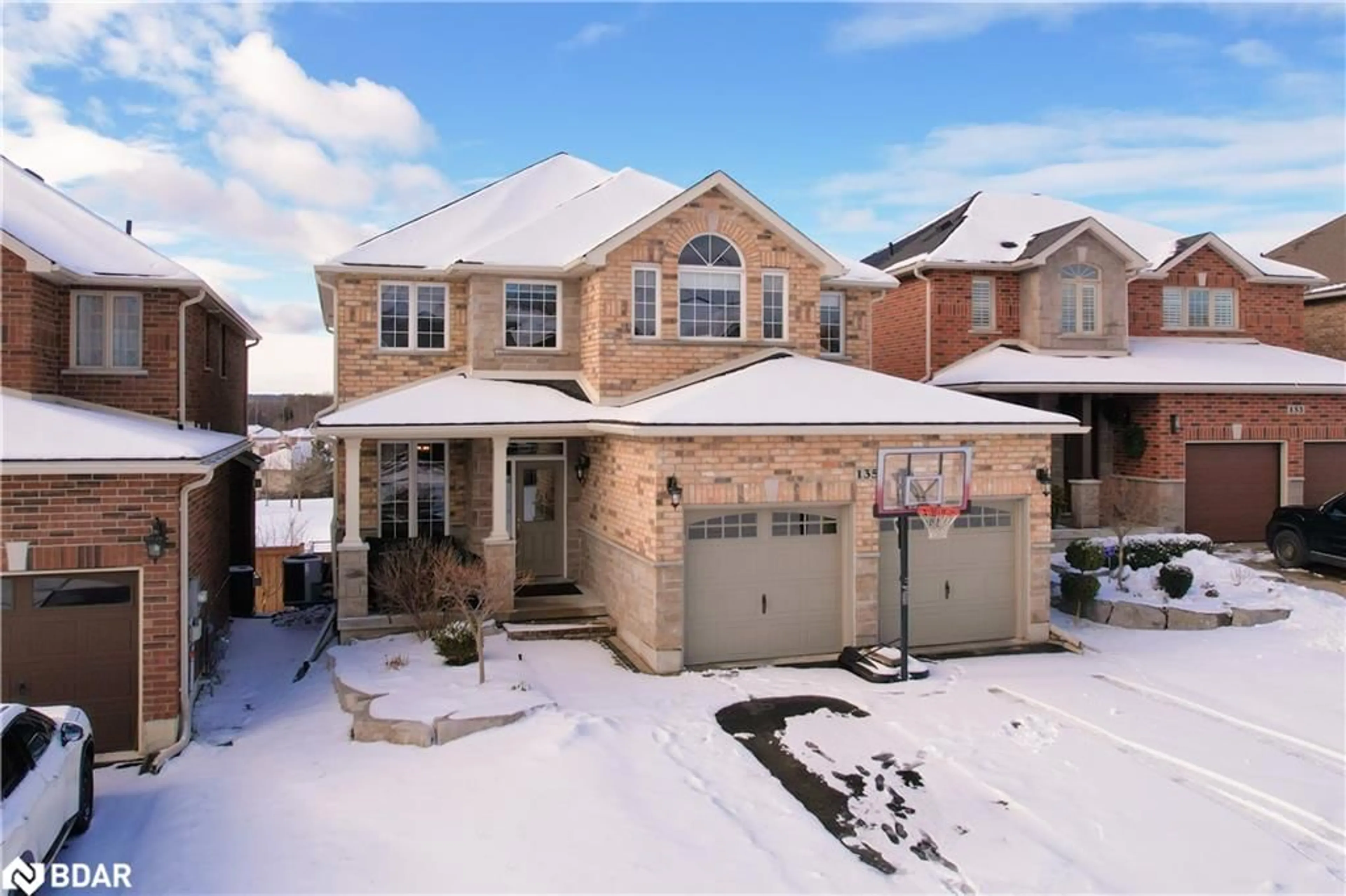 Home with brick exterior material, street for 135 Jewel House Lane, Barrie Ontario L4N 0T3