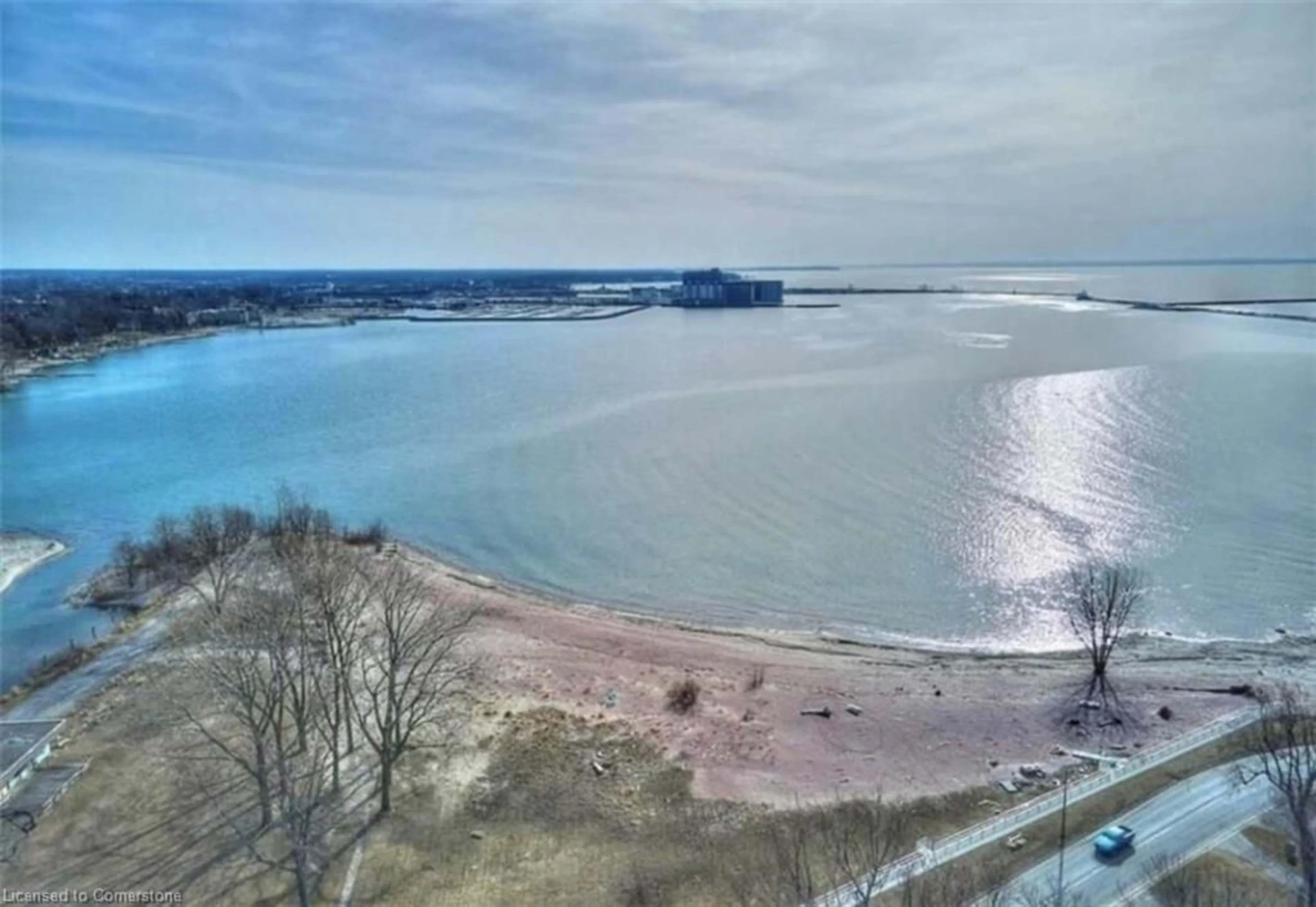 A pic from outside/outdoor area/front of a property/back of a property/a pic from drone, water/lake/river/ocean view for 6 Heron Pointe, Port Colborne Ontario L3K 6A9
