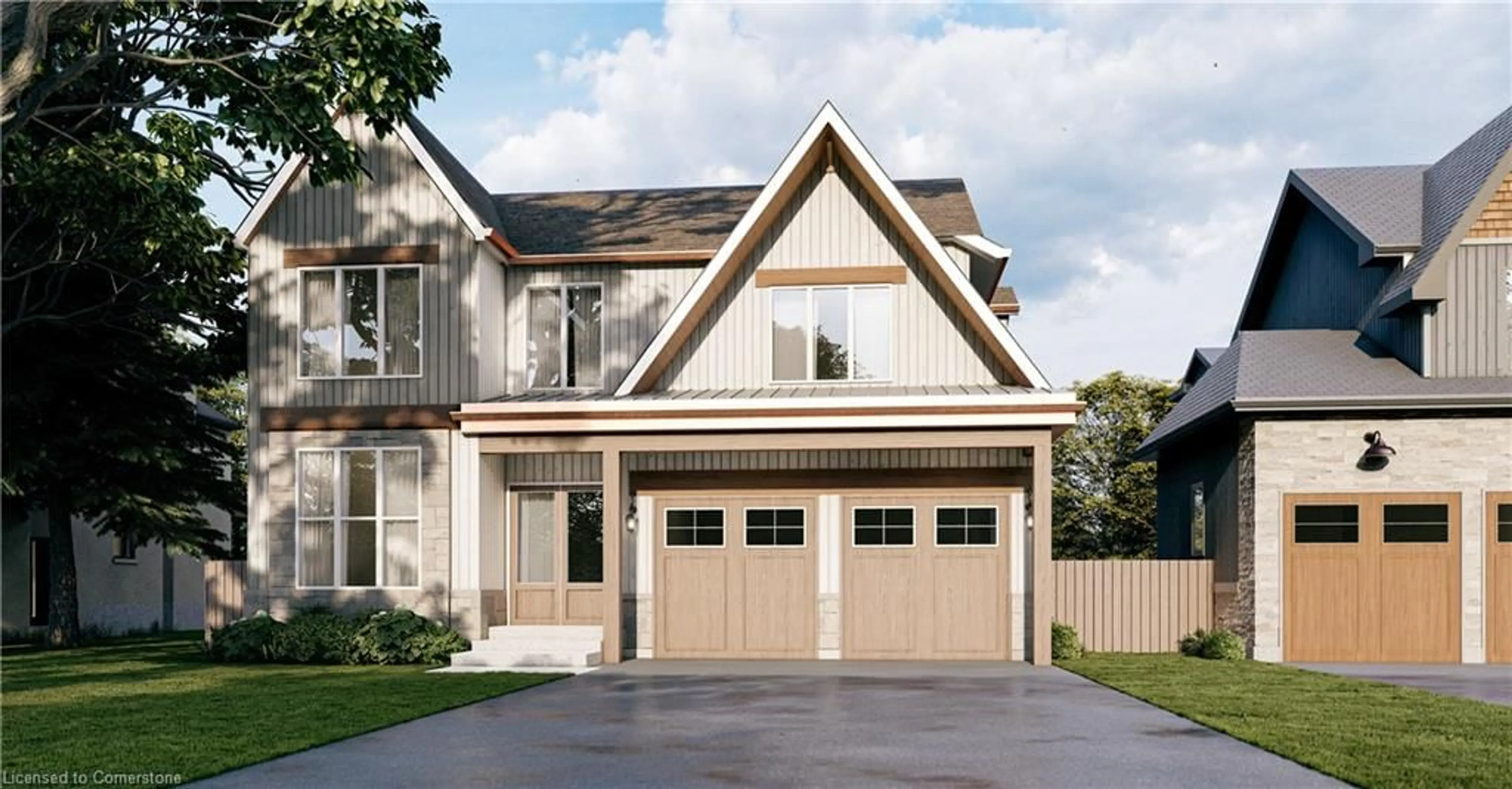 Home with vinyl exterior material, street for 64 Deerhurst Rd, Stoney Creek Ontario L8E 2E6