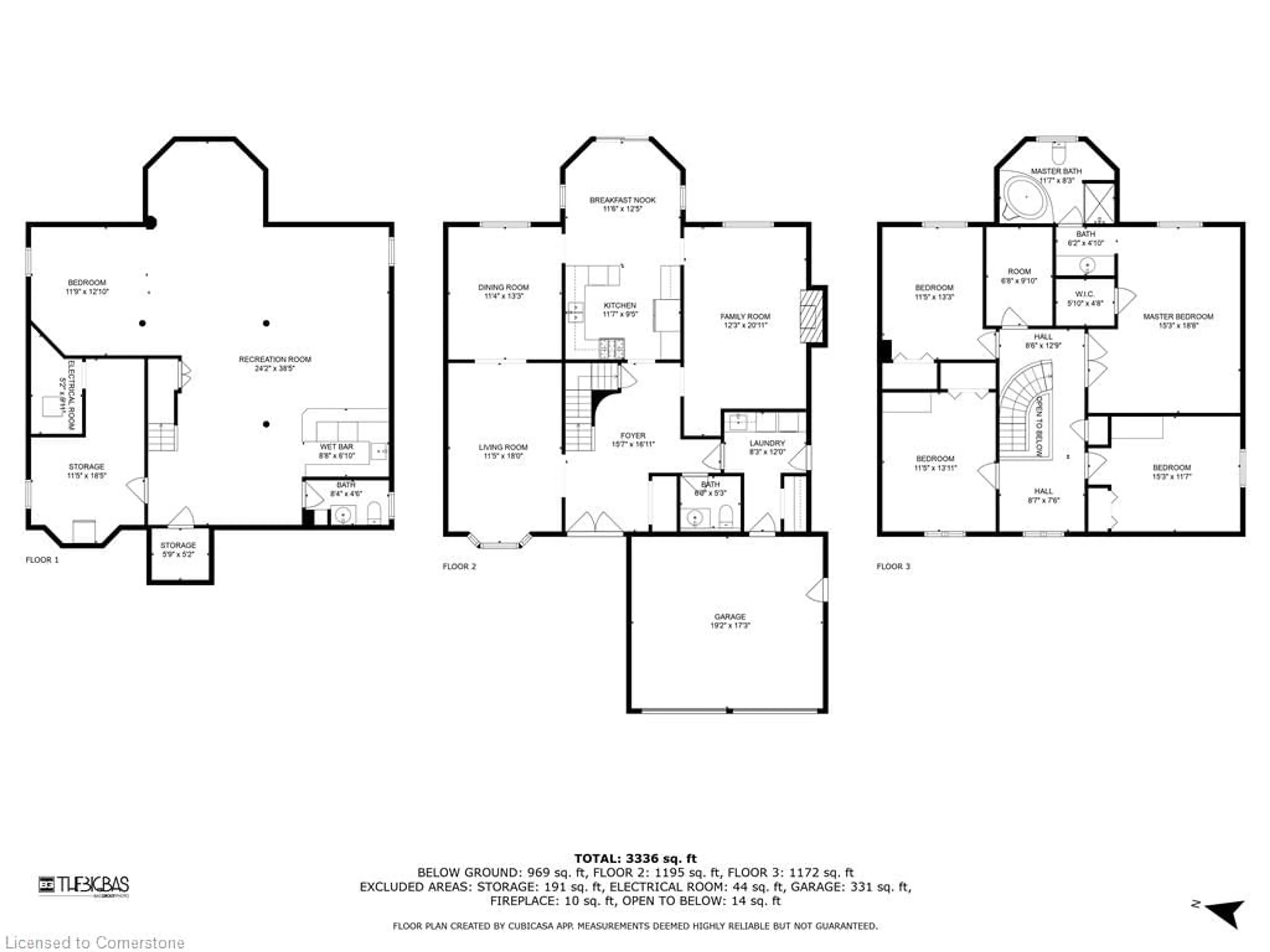 Floor plan for 122 Cranston Ave, Cambridge Ontario N1T 1J7