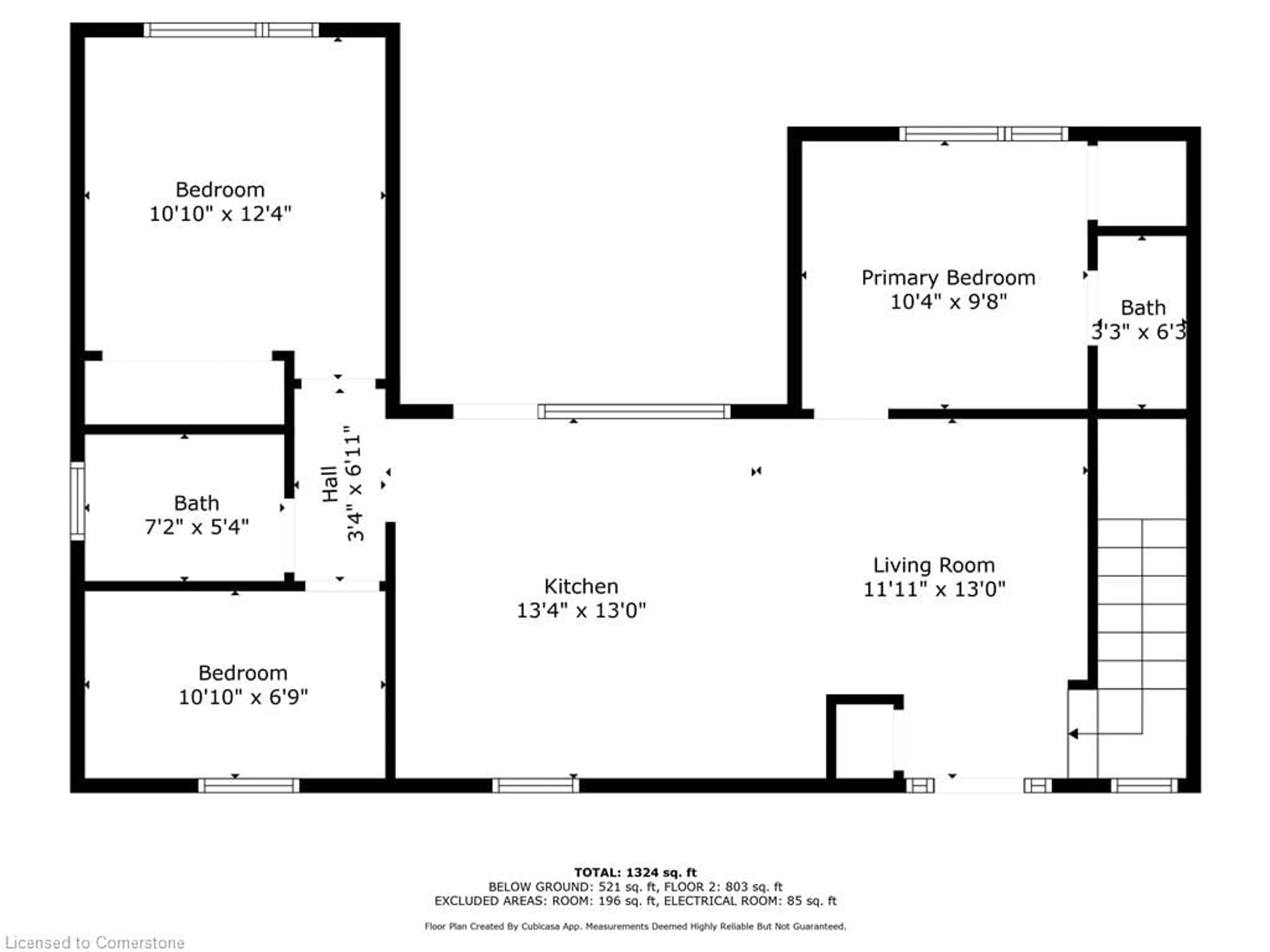 Floor plan for 34 Indiana Rd W Rd, Hagersville Ontario N0A 1H0