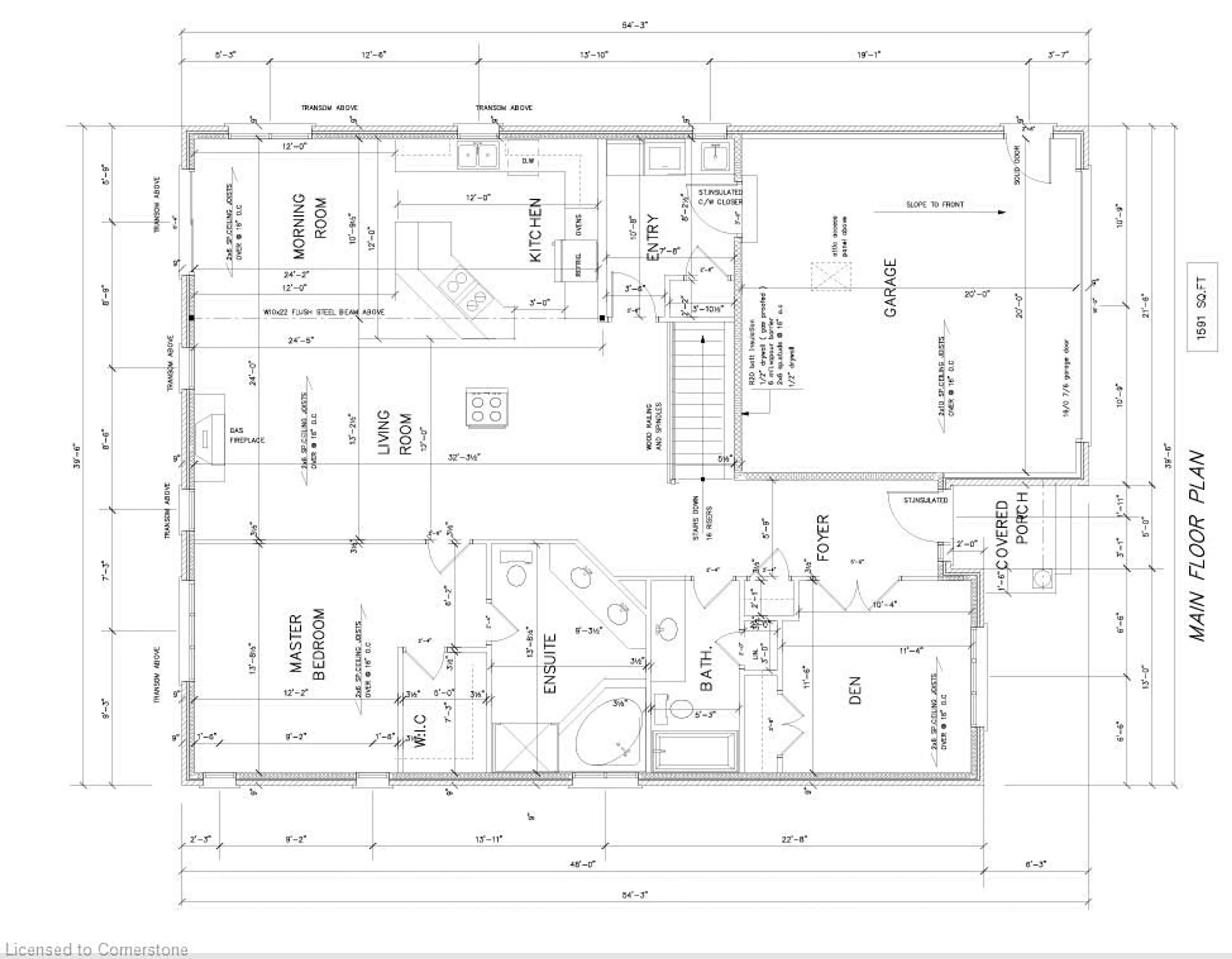 Floor plan for 1681 King St, St. Jacobs Ontario N0B 2N0