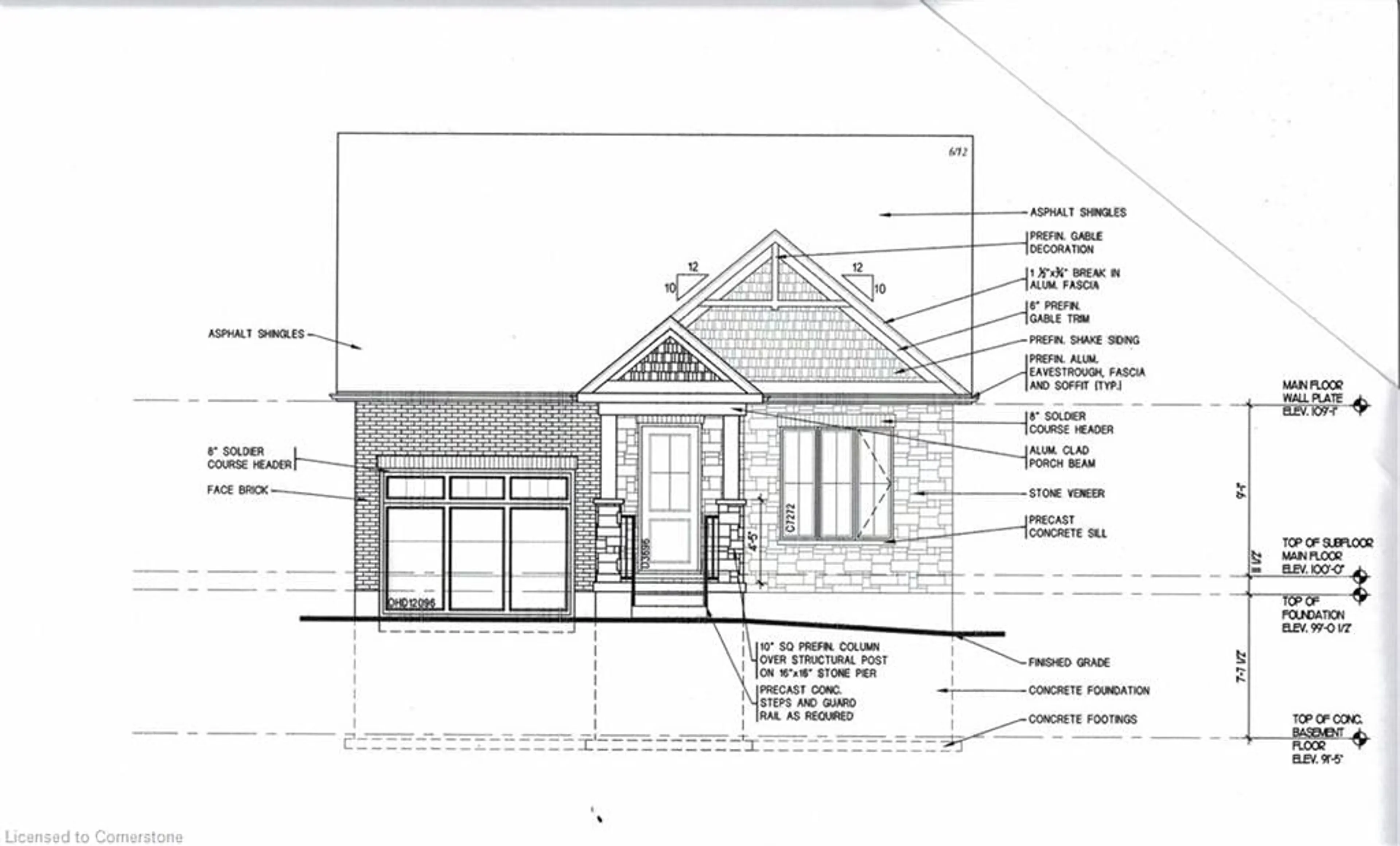 Floor plan for 105 Thackeray Way, Harriston Ontario N0G 1Z0