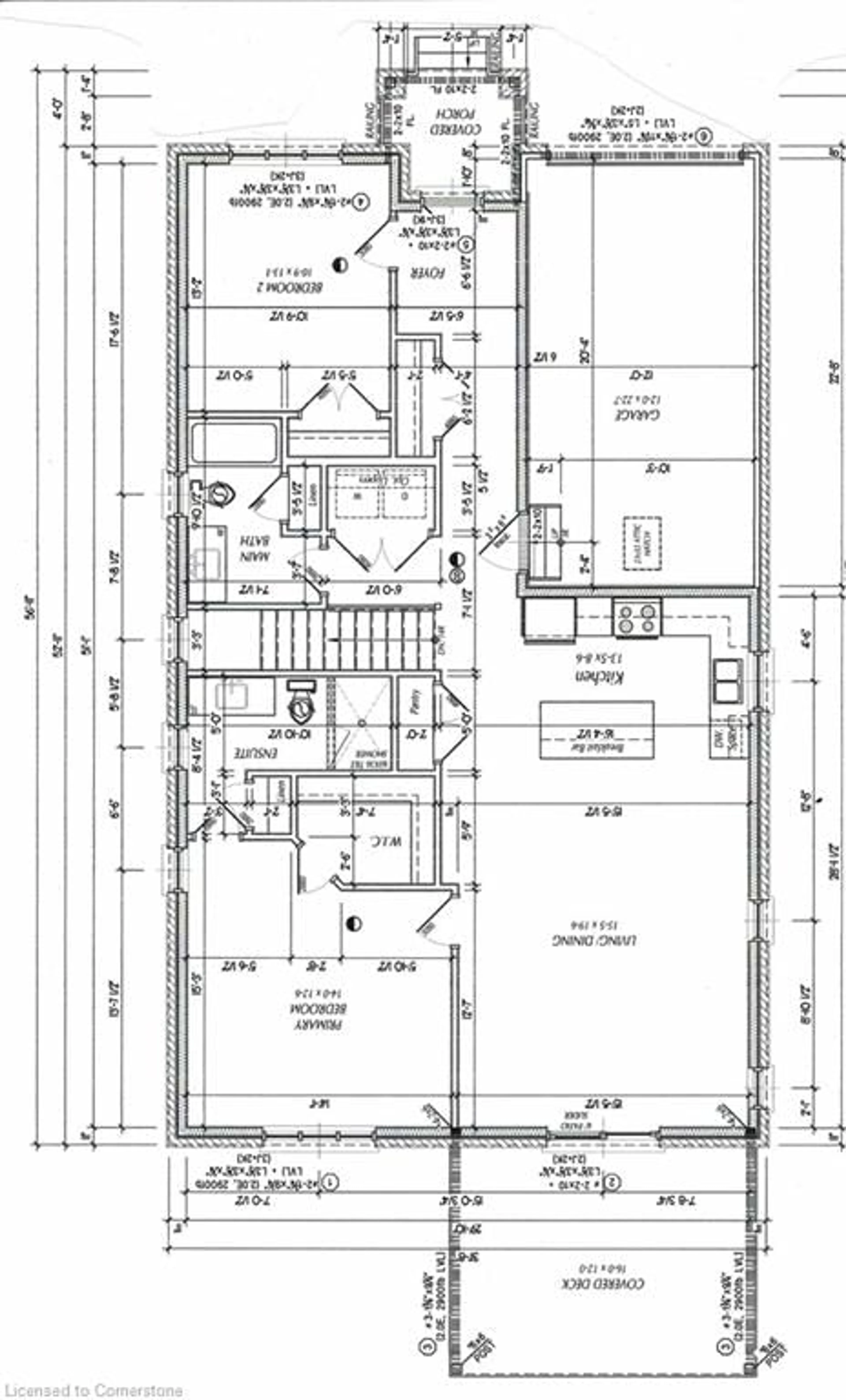 Floor plan for 105 Thackeray Way, Harriston Ontario N0G 1Z0