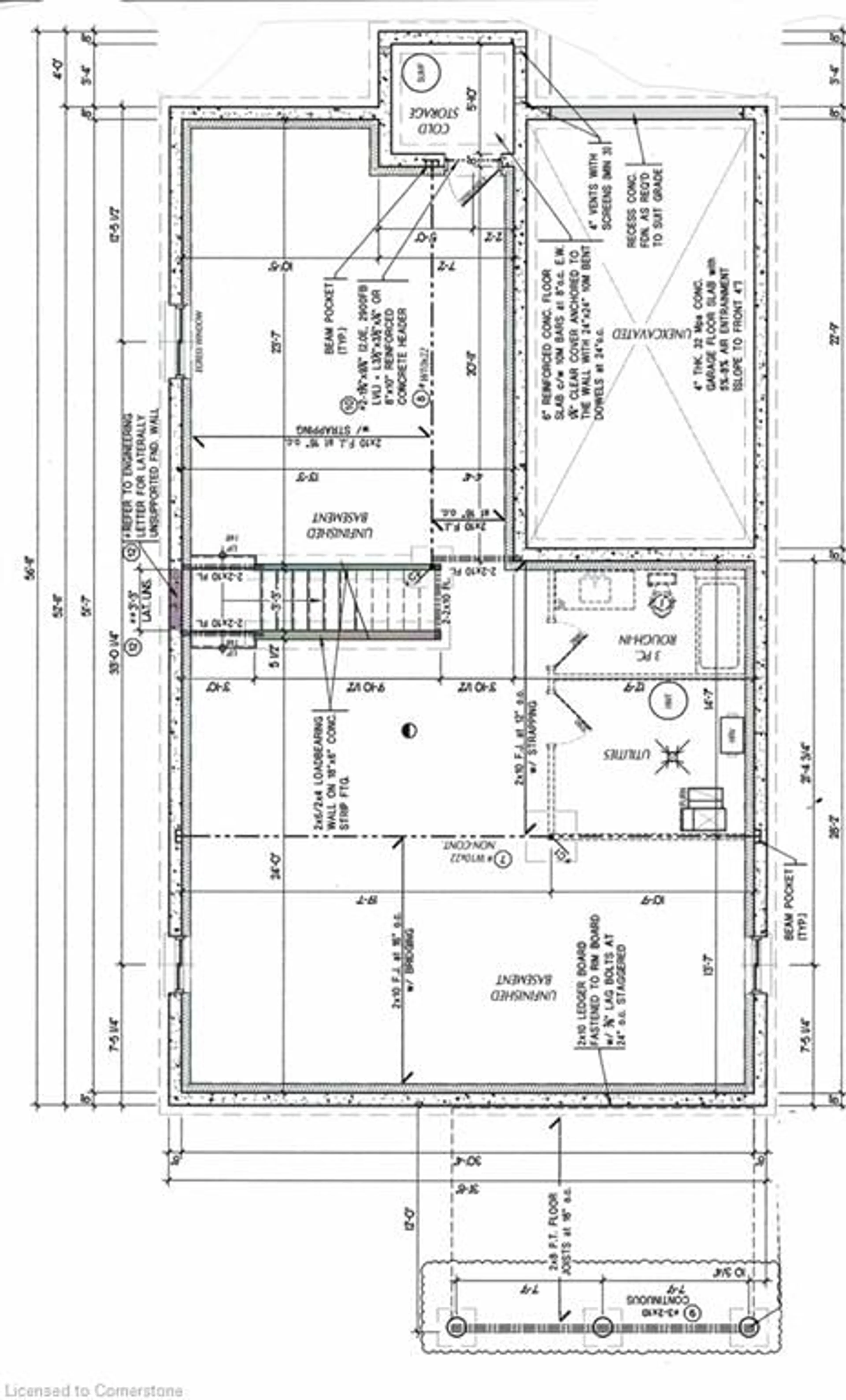 Floor plan for 105 Thackeray Way, Harriston Ontario N0G 1Z0