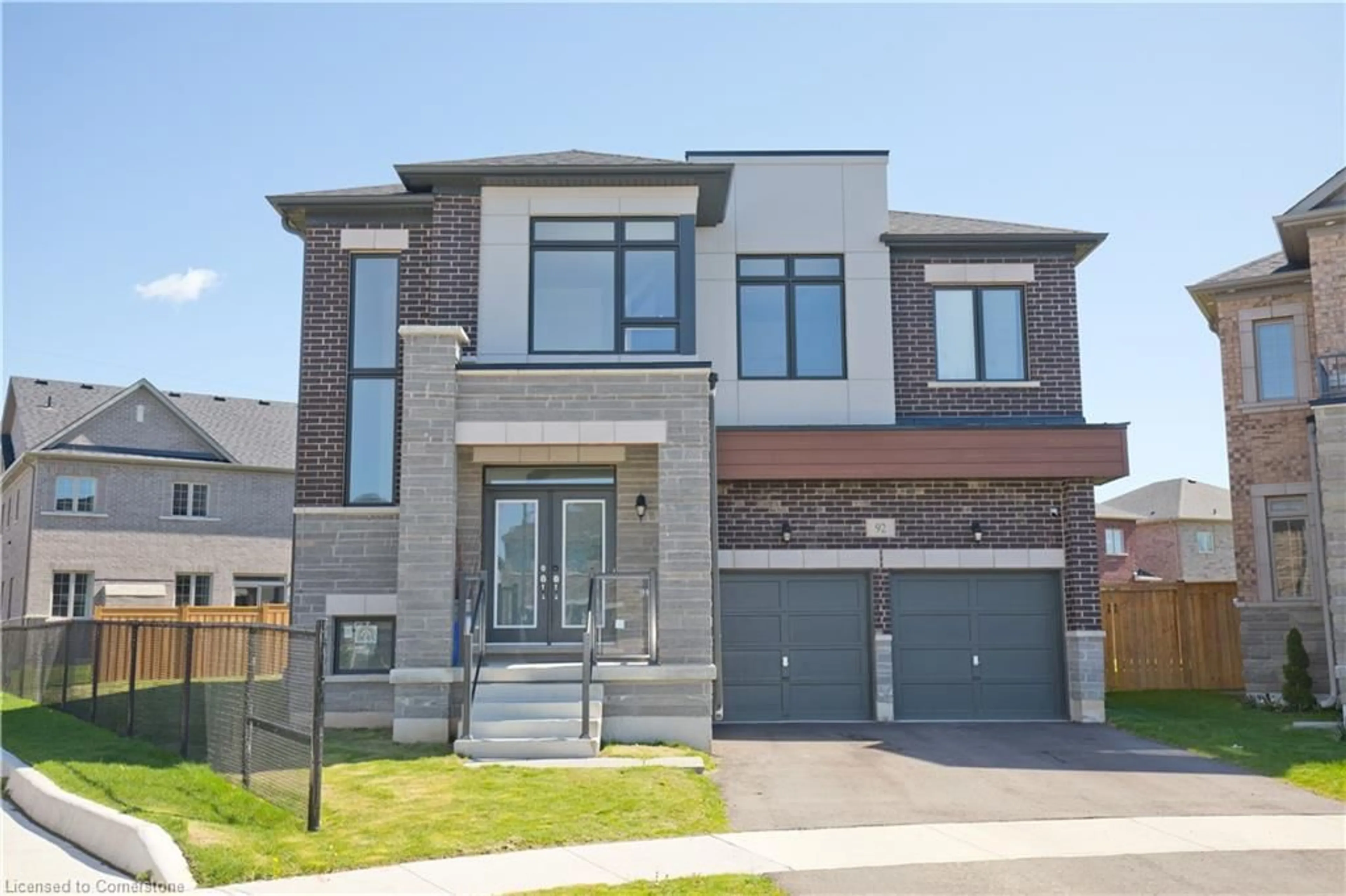 Home with brick exterior material, street for 92 Elstone Place, Waterdown Ontario L8B 1Y9