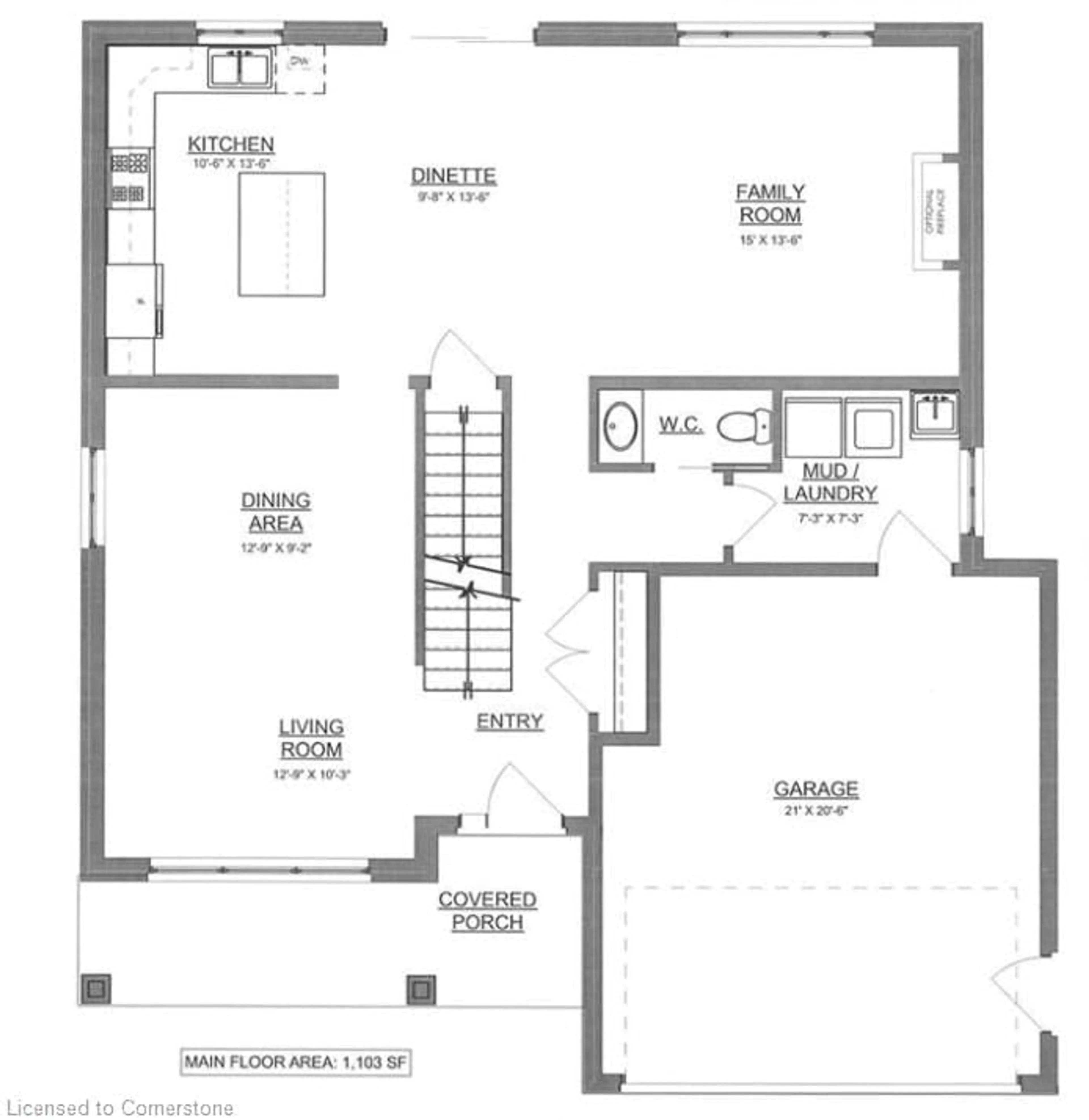 Floor plan for 216 Elgin St, Palmerston Ontario N0G 1Z0