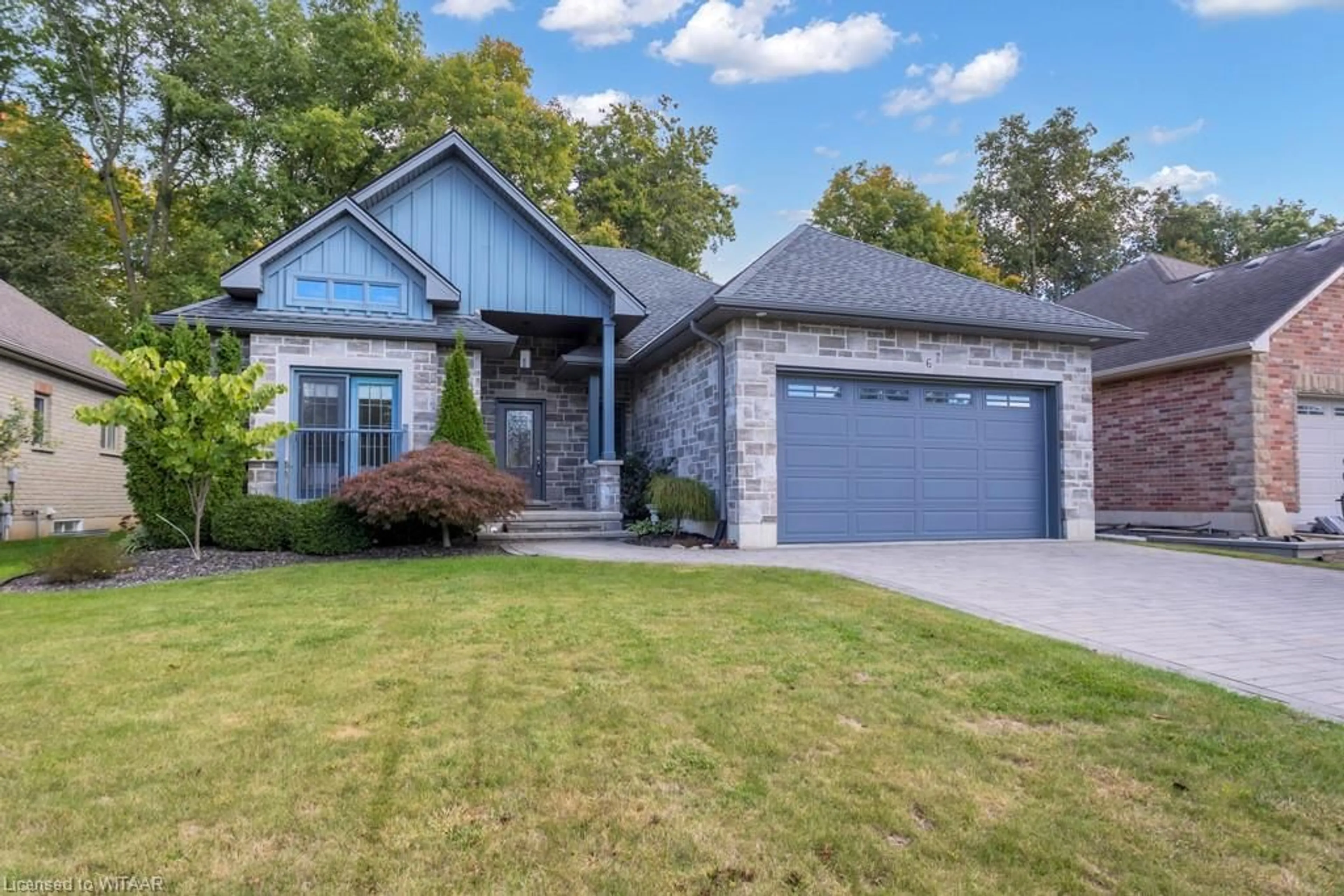 Home with brick exterior material, street for 6 Wood Haven Dr, Tillsonburg Ontario N4G 0A4