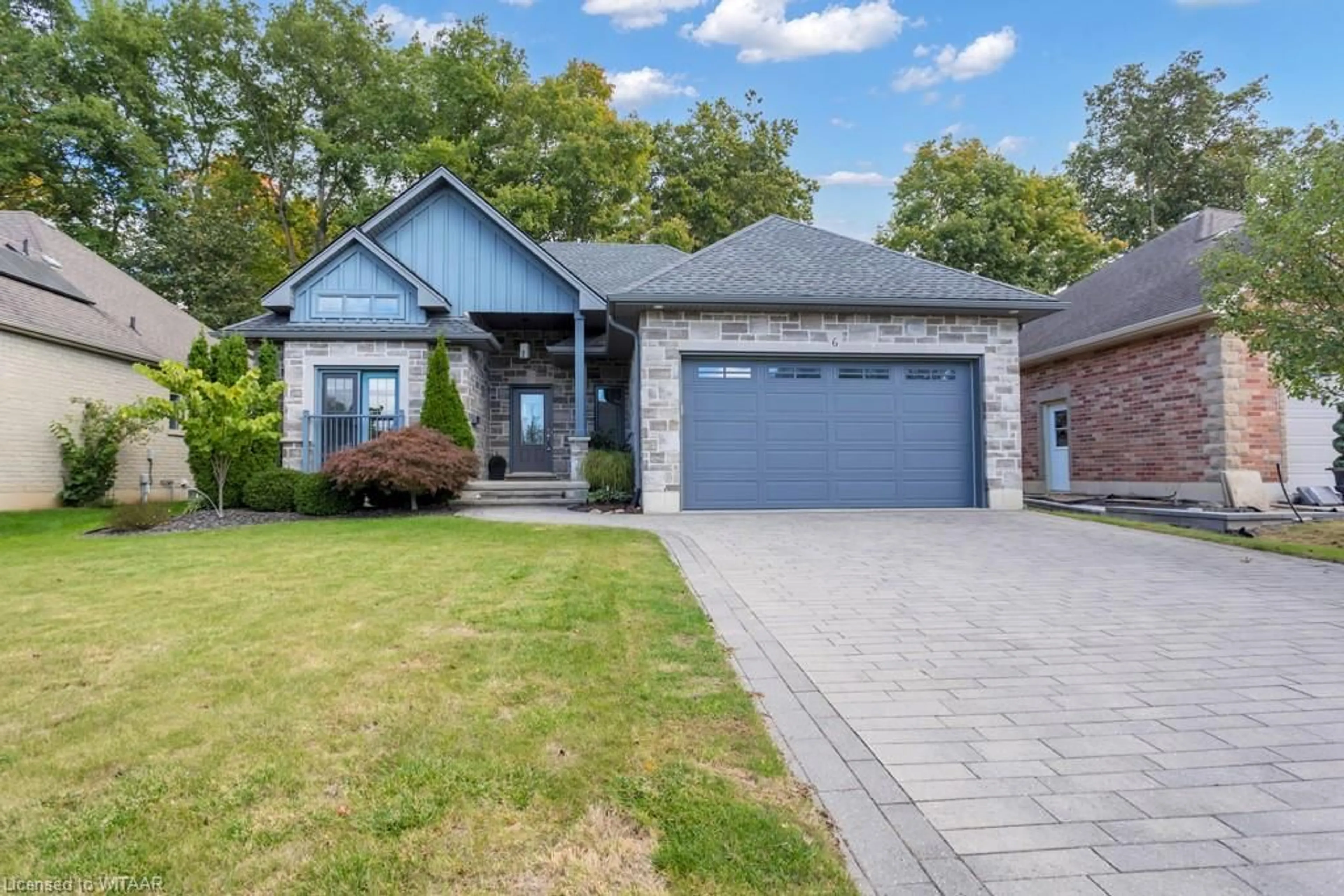 Home with brick exterior material, street for 6 Wood Haven Dr, Tillsonburg Ontario N4G 0A4