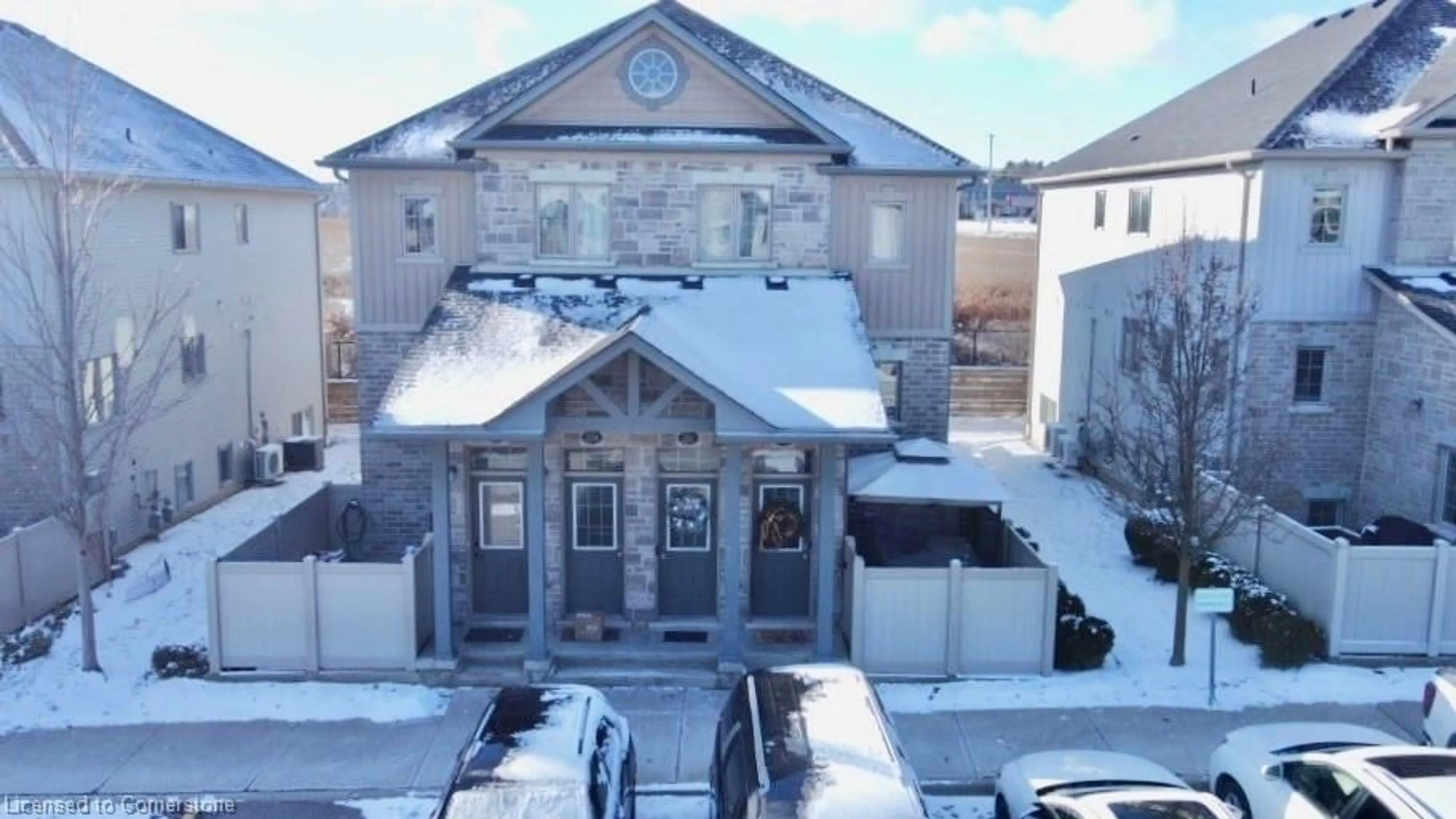 A pic from outside/outdoor area/front of a property/back of a property/a pic from drone, building for 388 Old Huron Road Rd #21C, Kitchener Ontario N2R 0J6