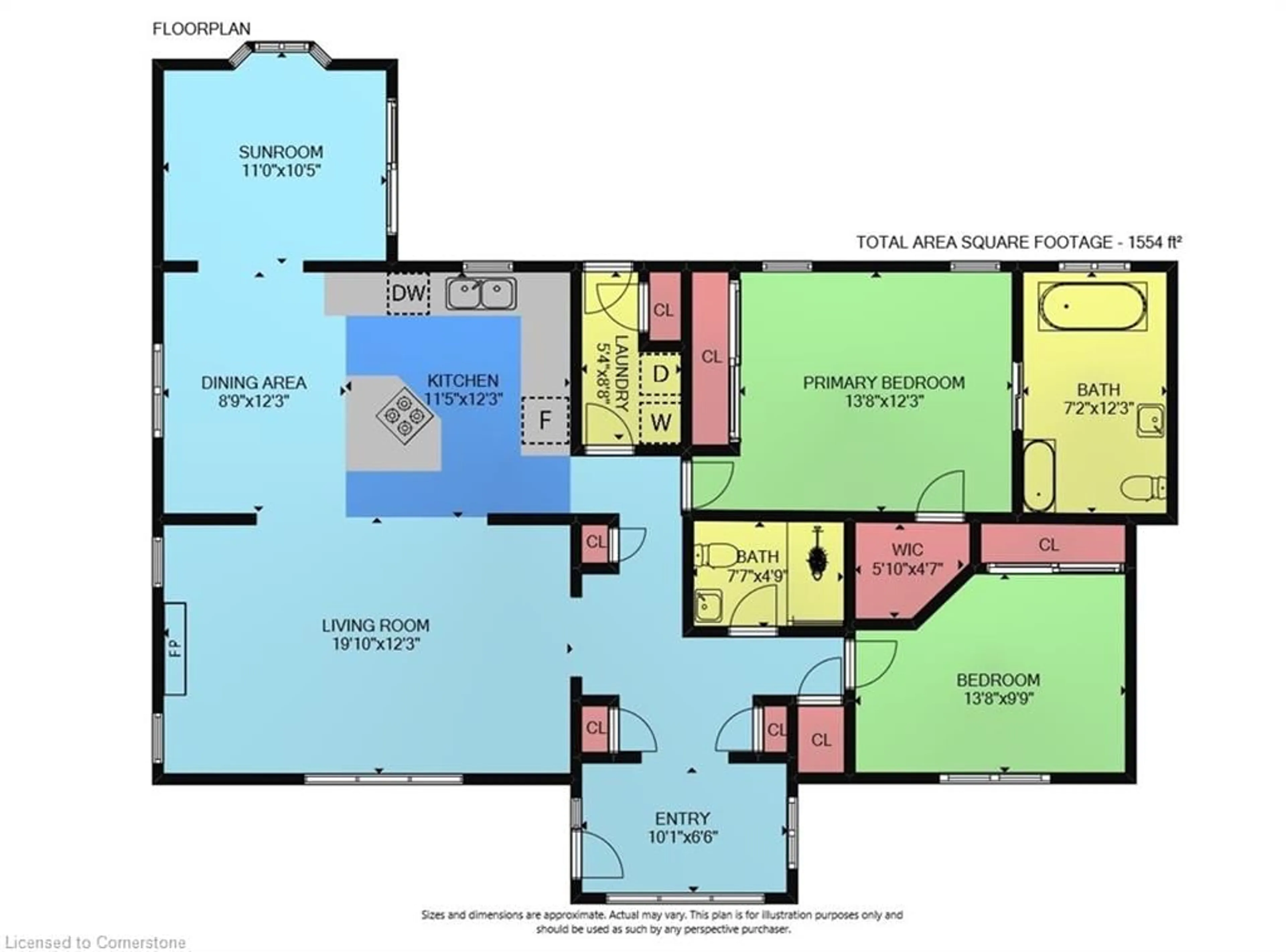 Floor plan for 3033 Townline Rd #310, Stevensville Ontario L0S 1S1