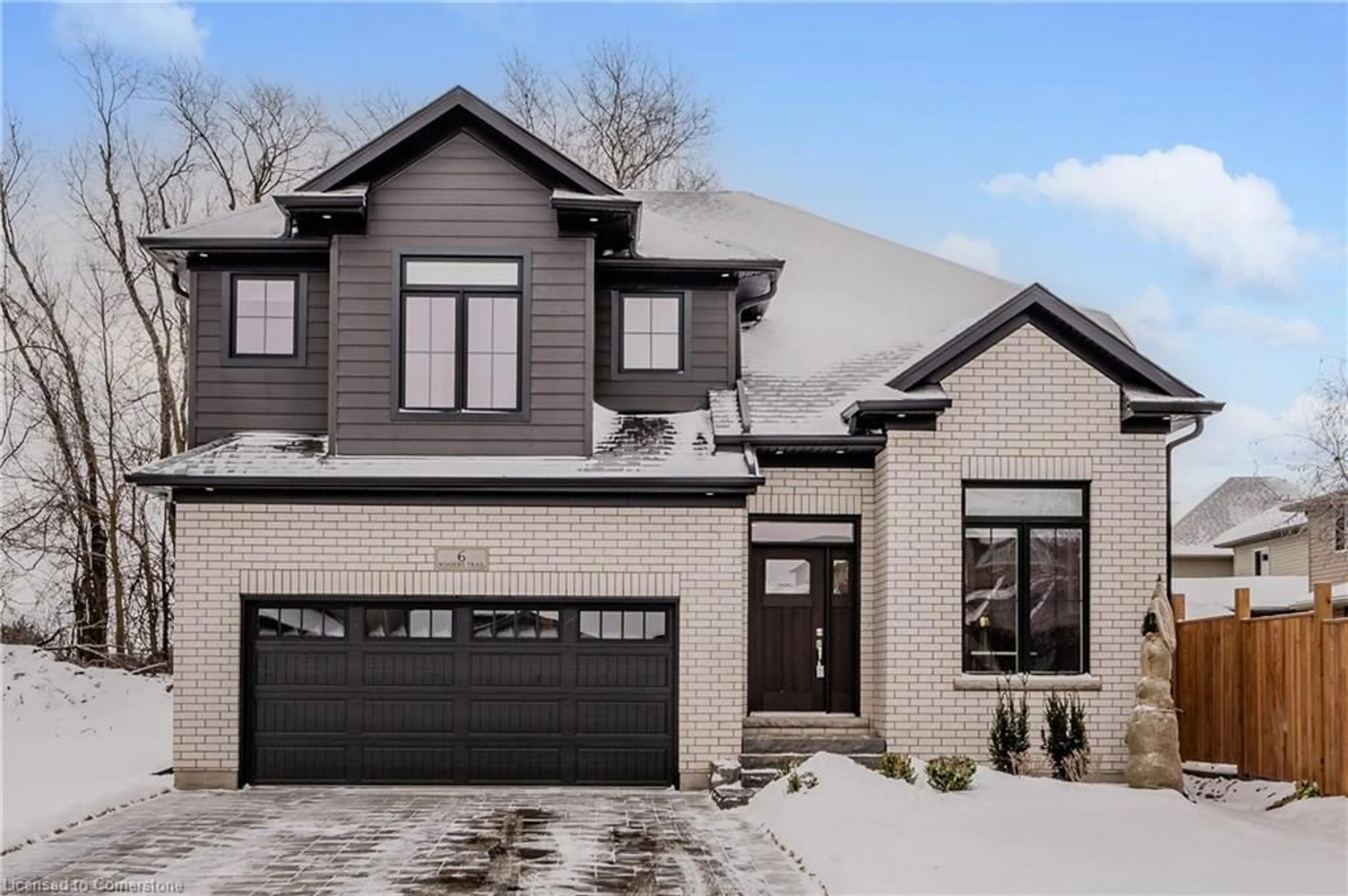 Home with brick exterior material, street for 6 Winders Trail, Ingersoll Ontario N5C 0A6