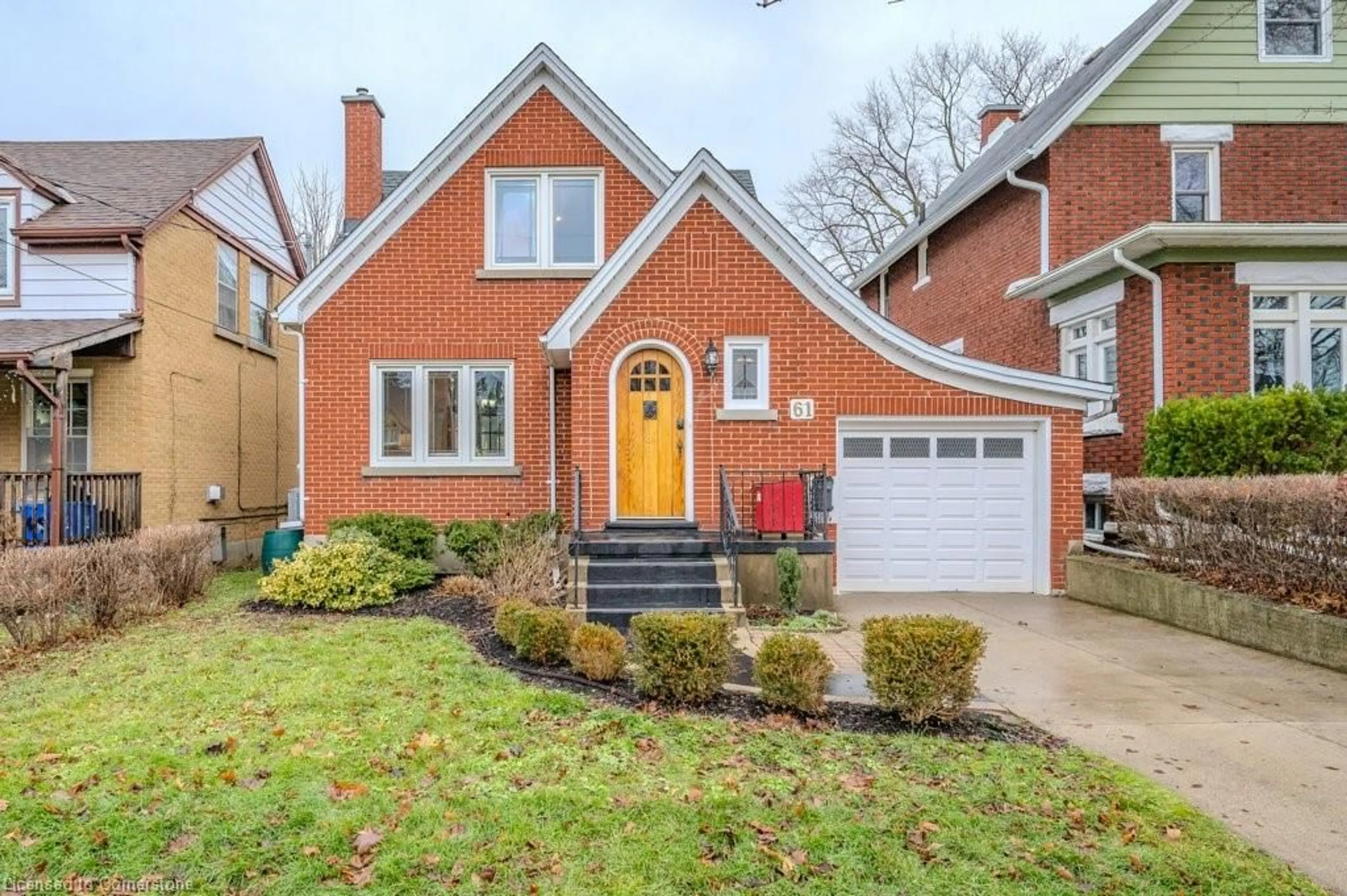 Home with brick exterior material, street for 61 Patricia Ave, Kitchener Ontario N2M 1J4