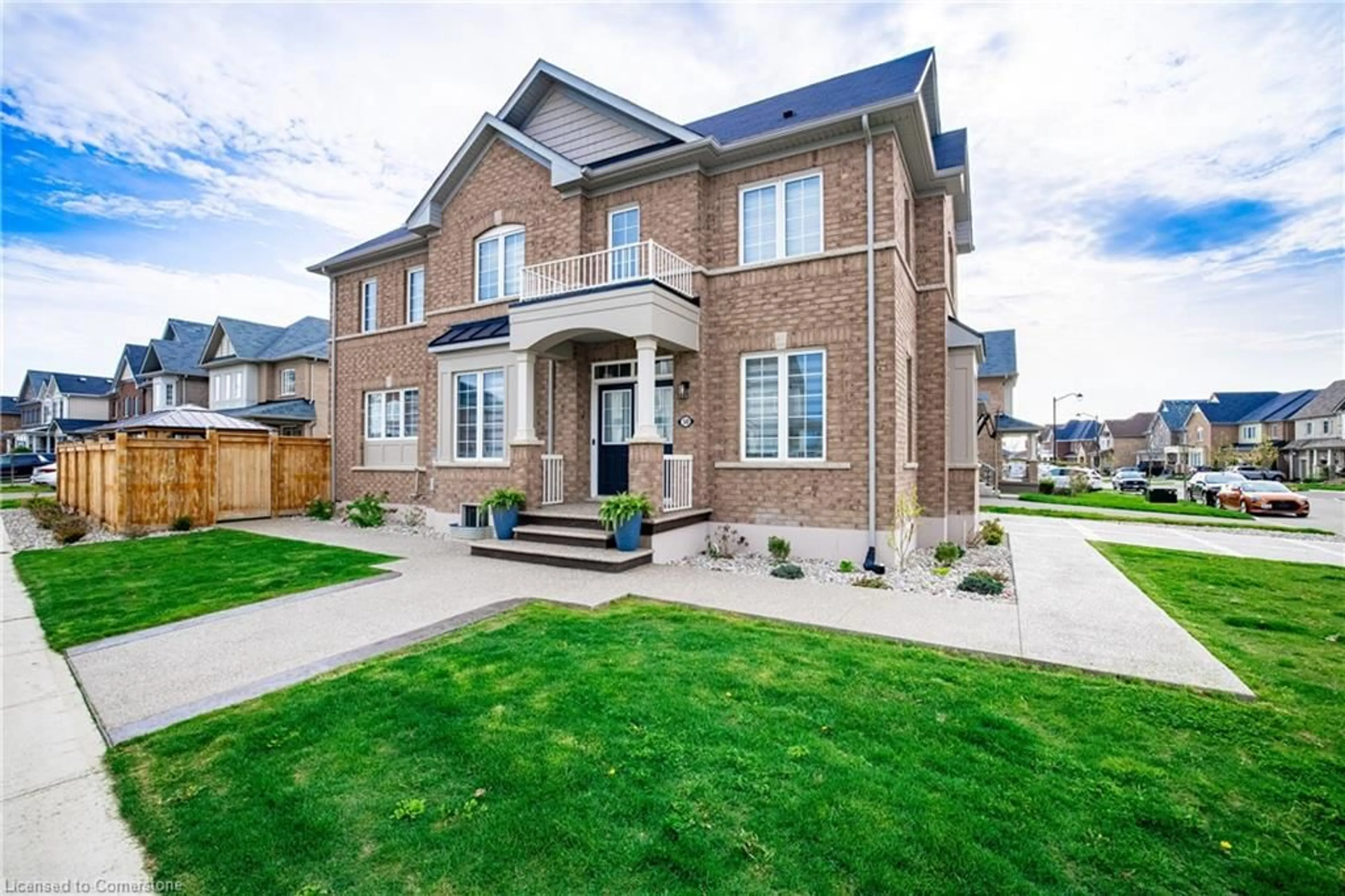 Home with brick exterior material, street for 50 Fleming Cres, Caledonia Ontario N3W 0C3