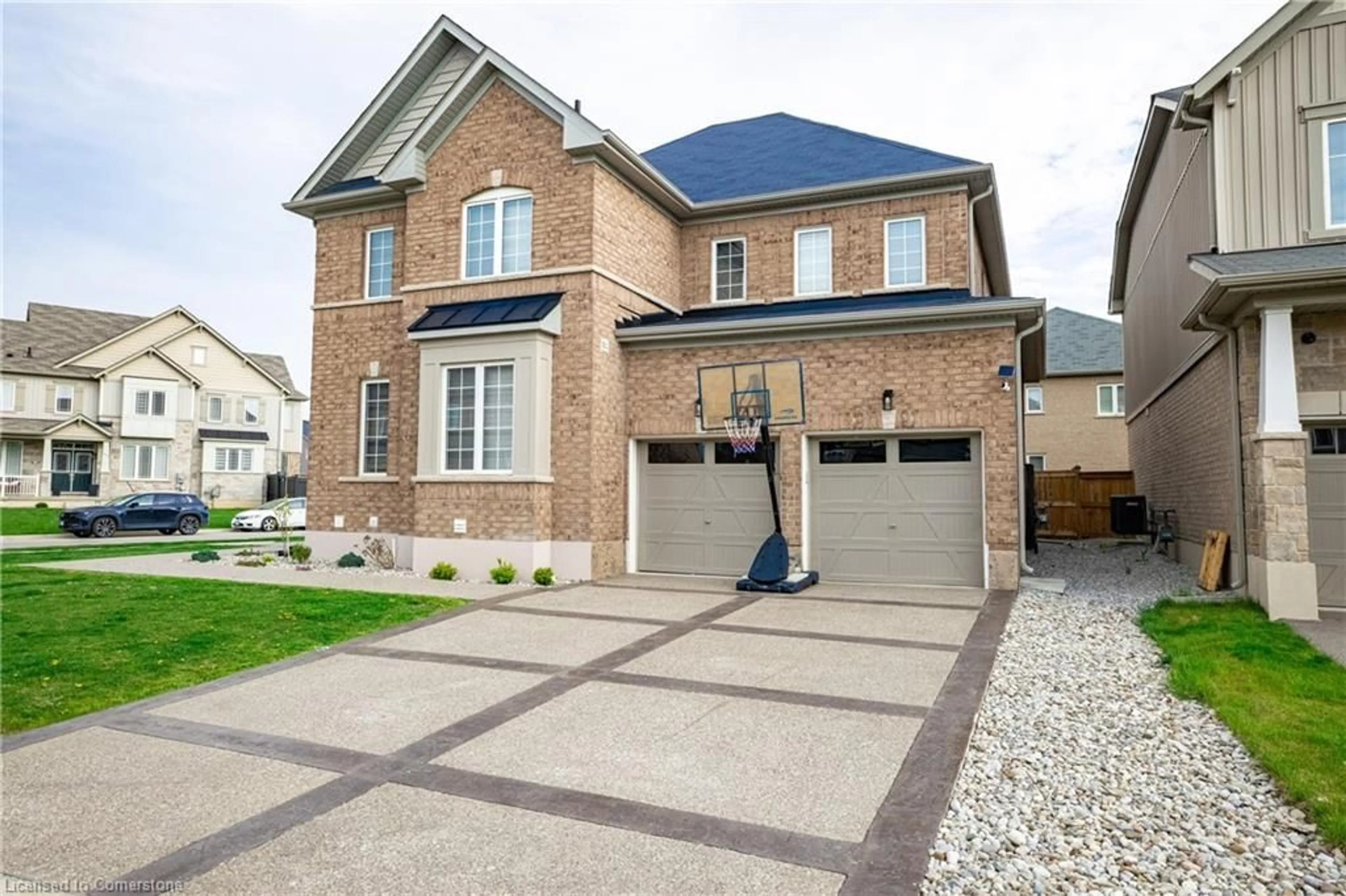 Home with brick exterior material, street for 50 Fleming Cres, Caledonia Ontario N3W 0C3