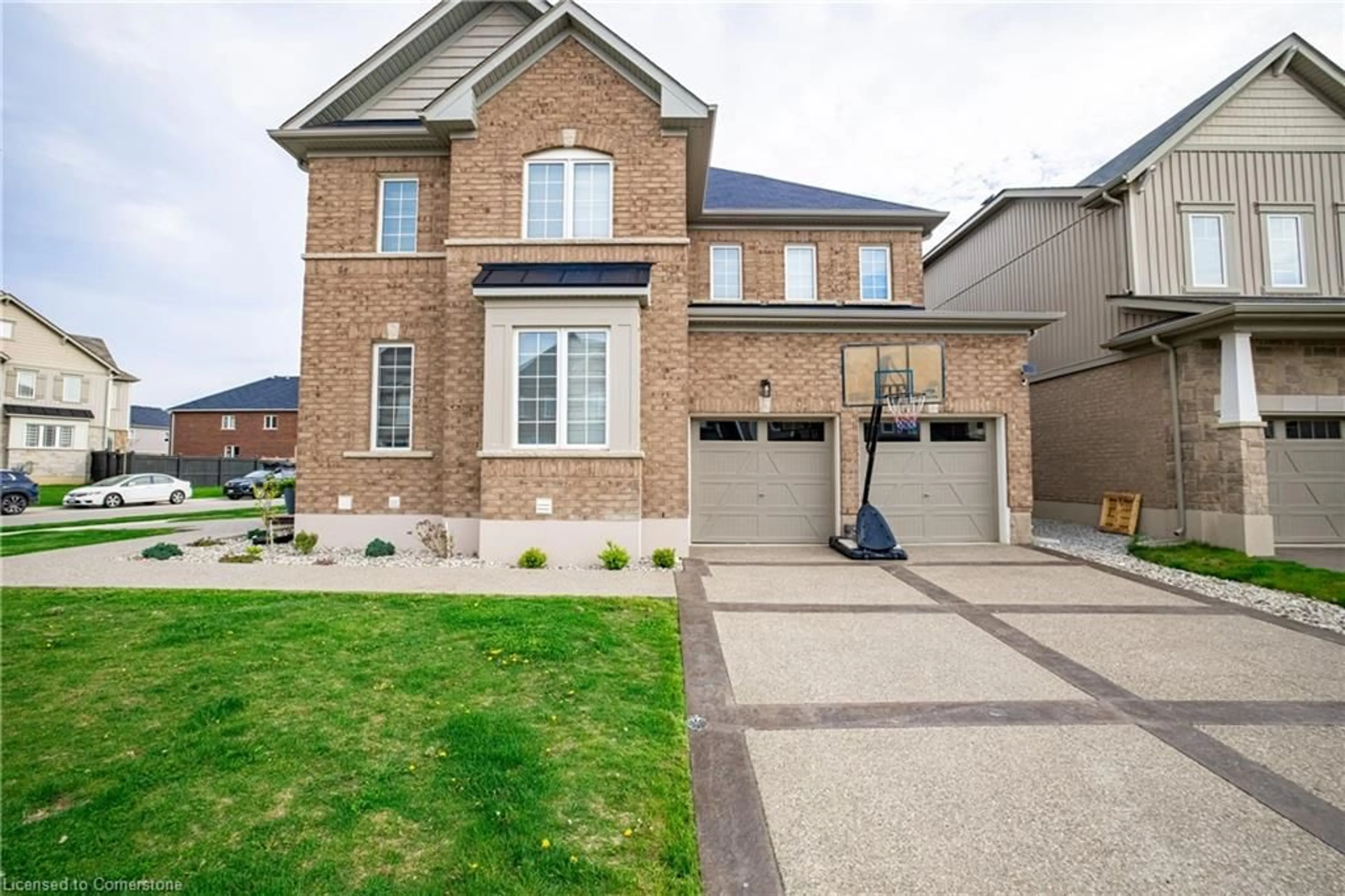 Home with brick exterior material, street for 50 Fleming Cres, Caledonia Ontario N3W 0C3