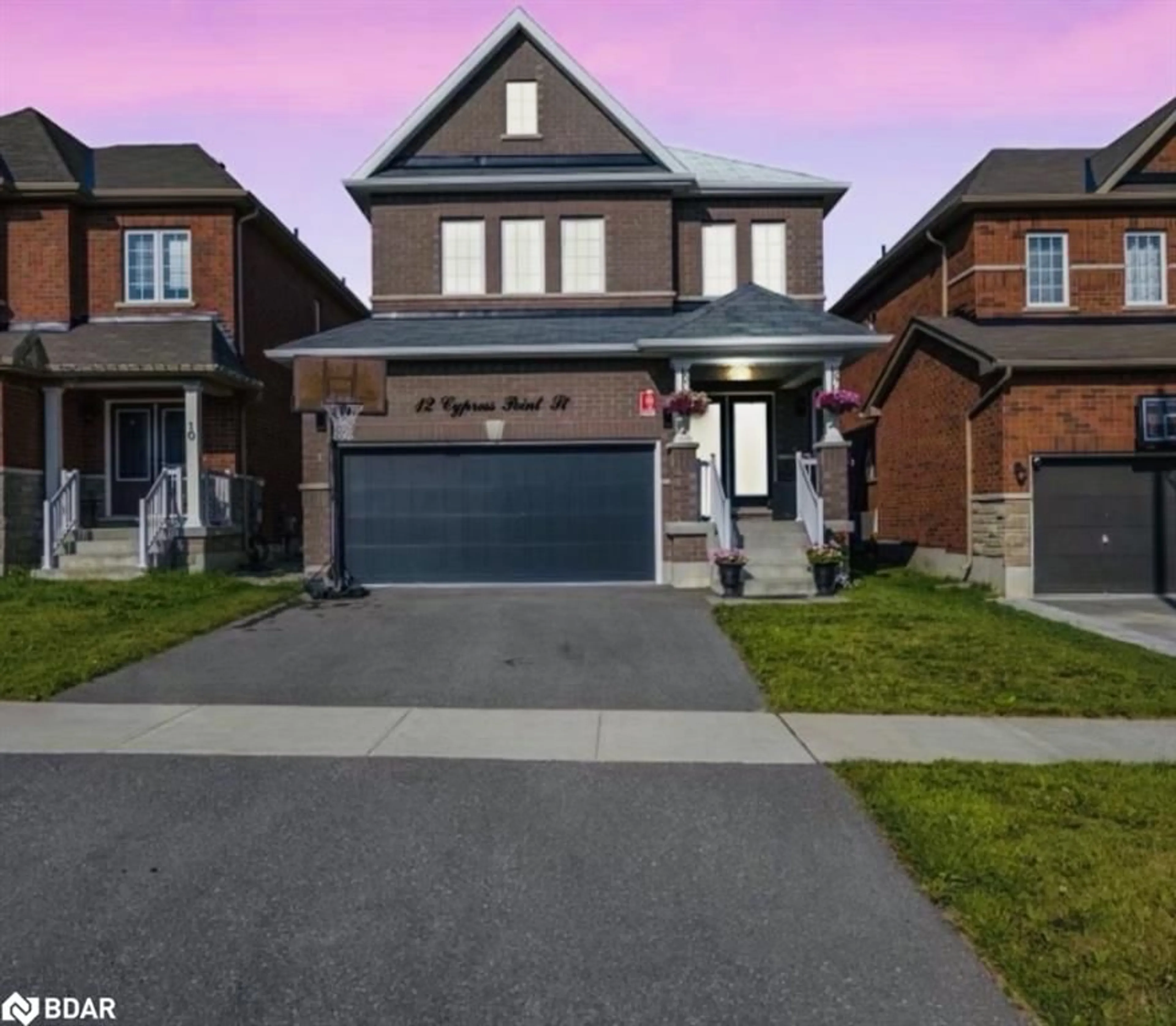 Home with brick exterior material, street for 12 Cypress Pt, Barrie Ontario L4N 6J9