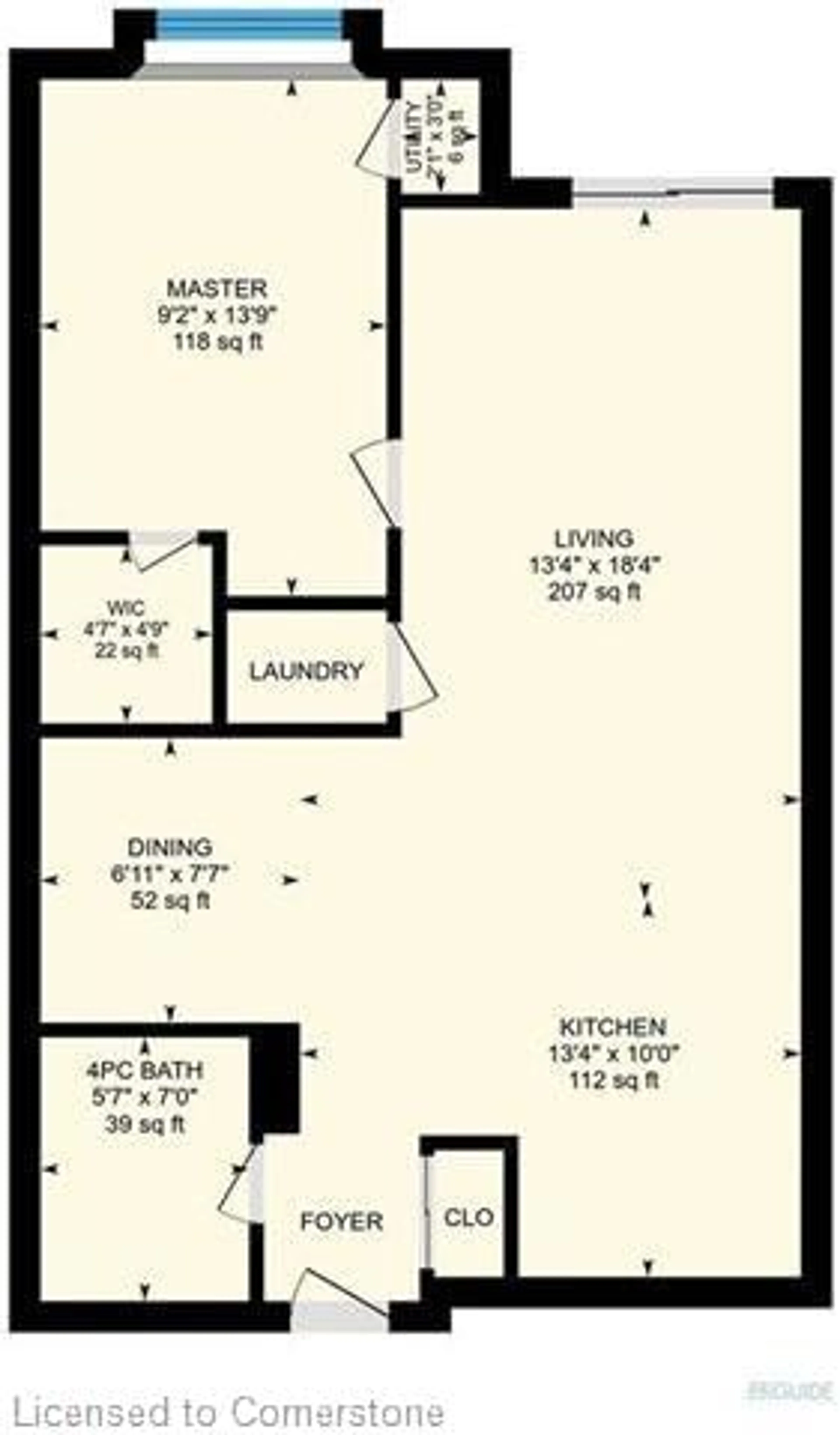 Floor plan for 3060 Rotary Way #413, Burlington Ontario L7M 0G9