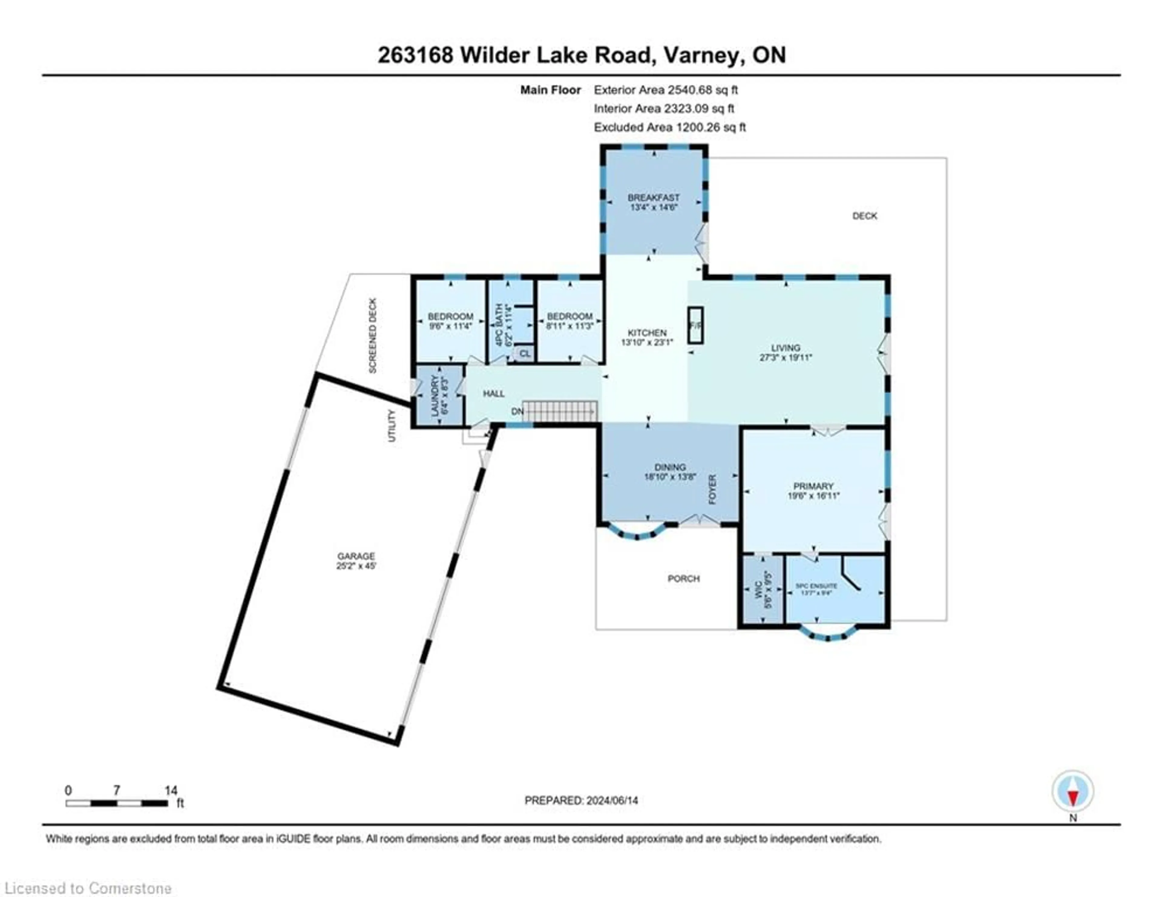 Floor plan for 263168 Wilder Lake Rd, Varney Ontario N0G 1R0