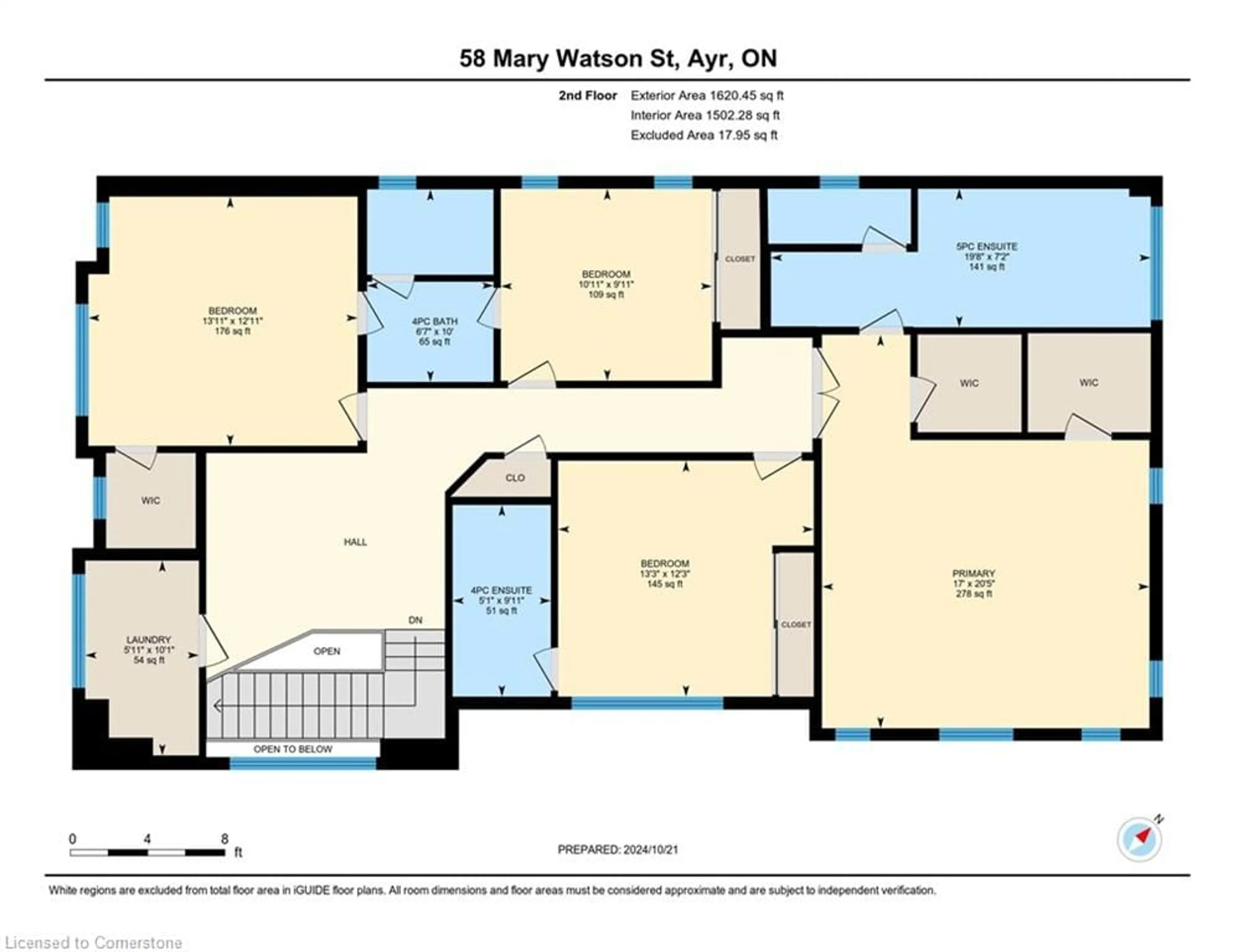 Floor plan for 58 Mary Watson St, Ayr Ontario N0B 1E0