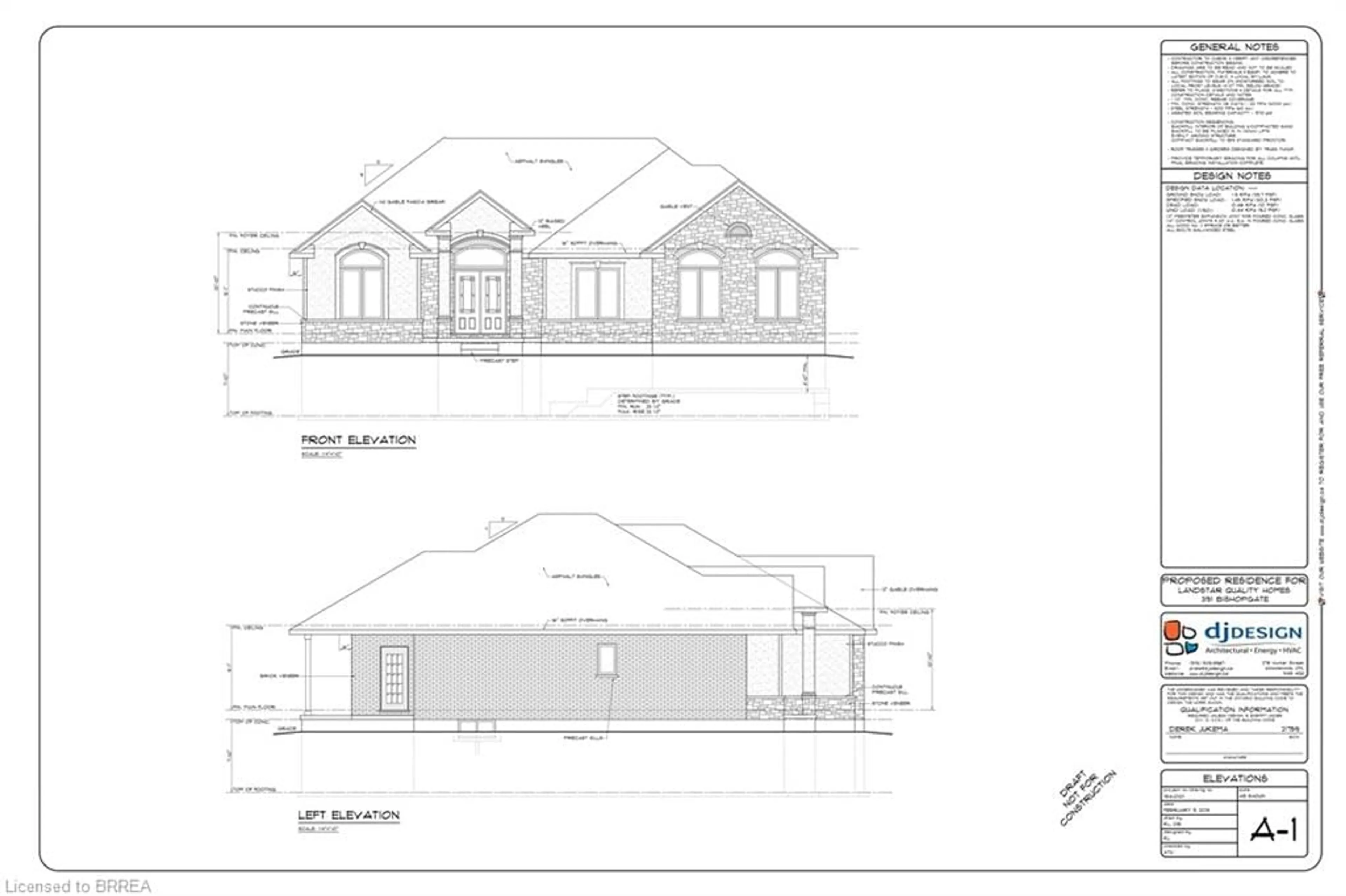 Floor plan for LOT 17 Bowen Pl, Oakland Ontario N0E 1R0