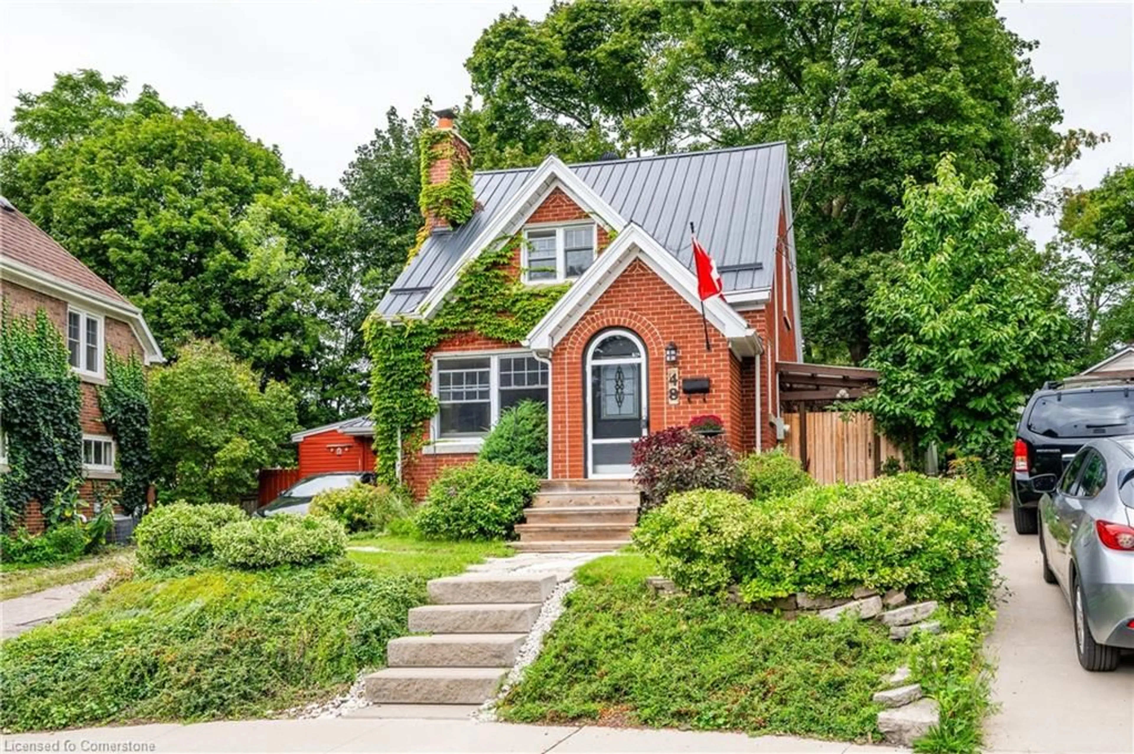 Home with brick exterior material, street for 48 Dane St, Kitchener Ontario N2H 3H7