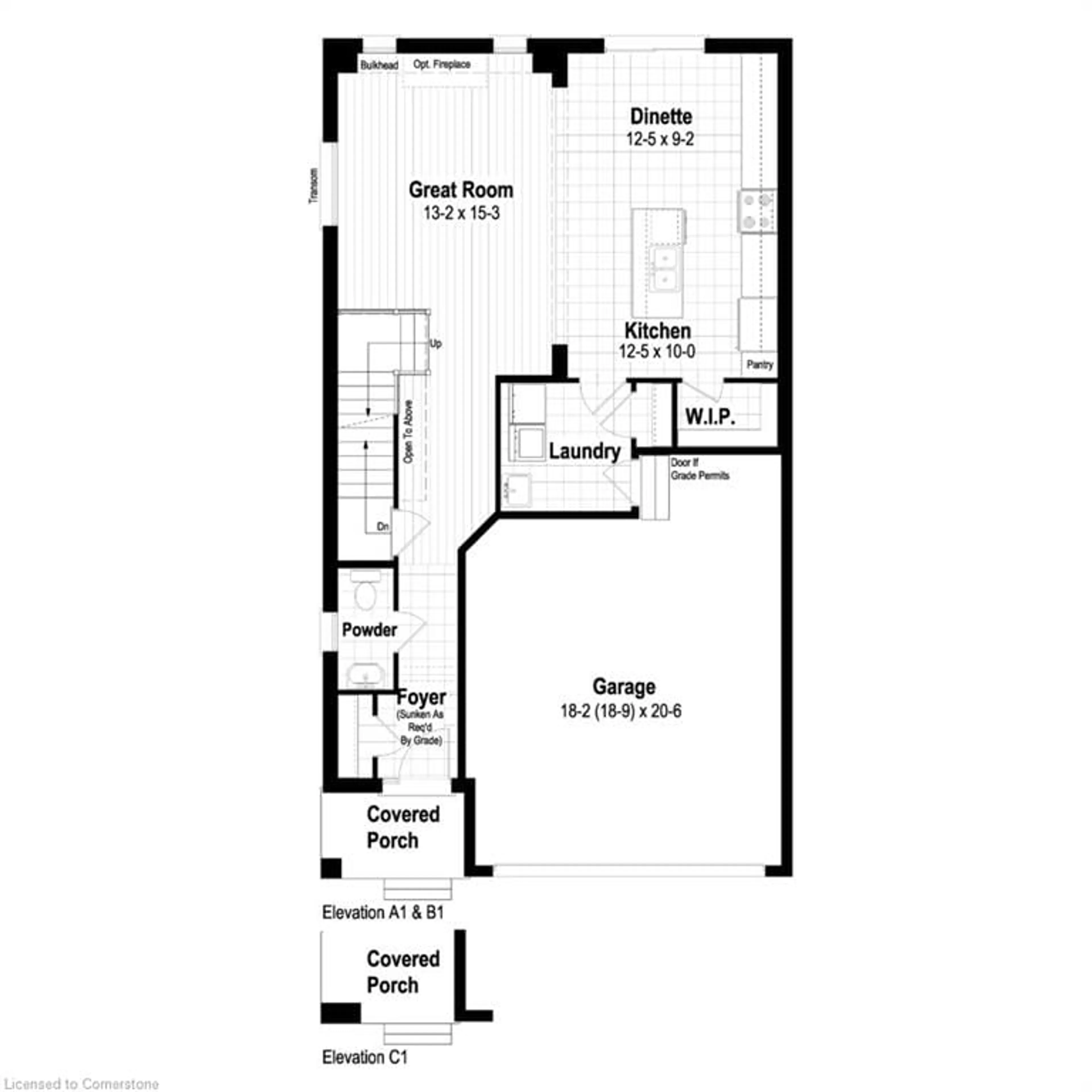 Floor plan for 546 Balsam Poplar St, Waterloo Ontario N2V 0H9