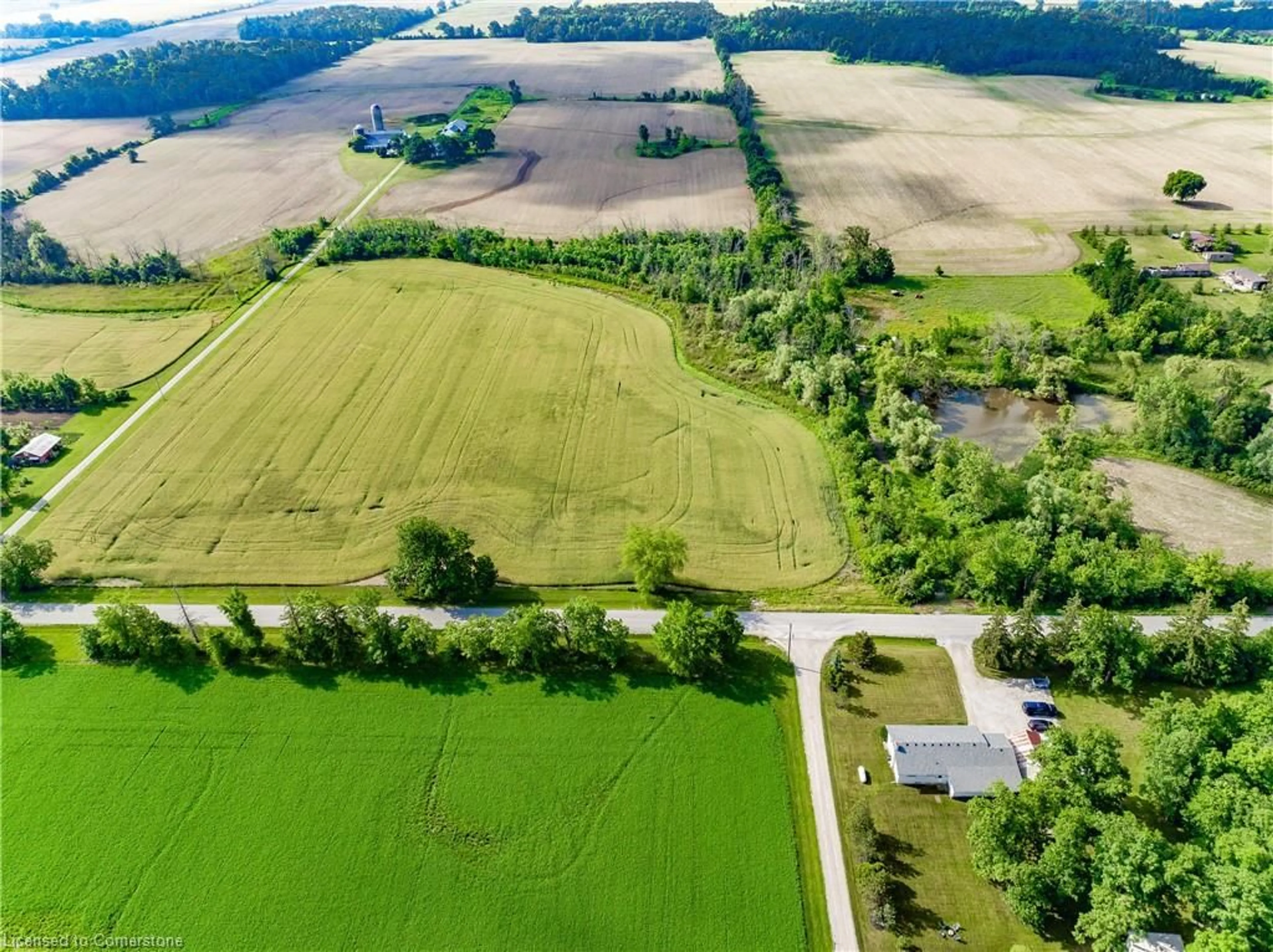 A pic from outside/outdoor area/front of a property/back of a property/a pic from drone, street for 1386 Townline Rd, Canfield Ontario N0A 1C0