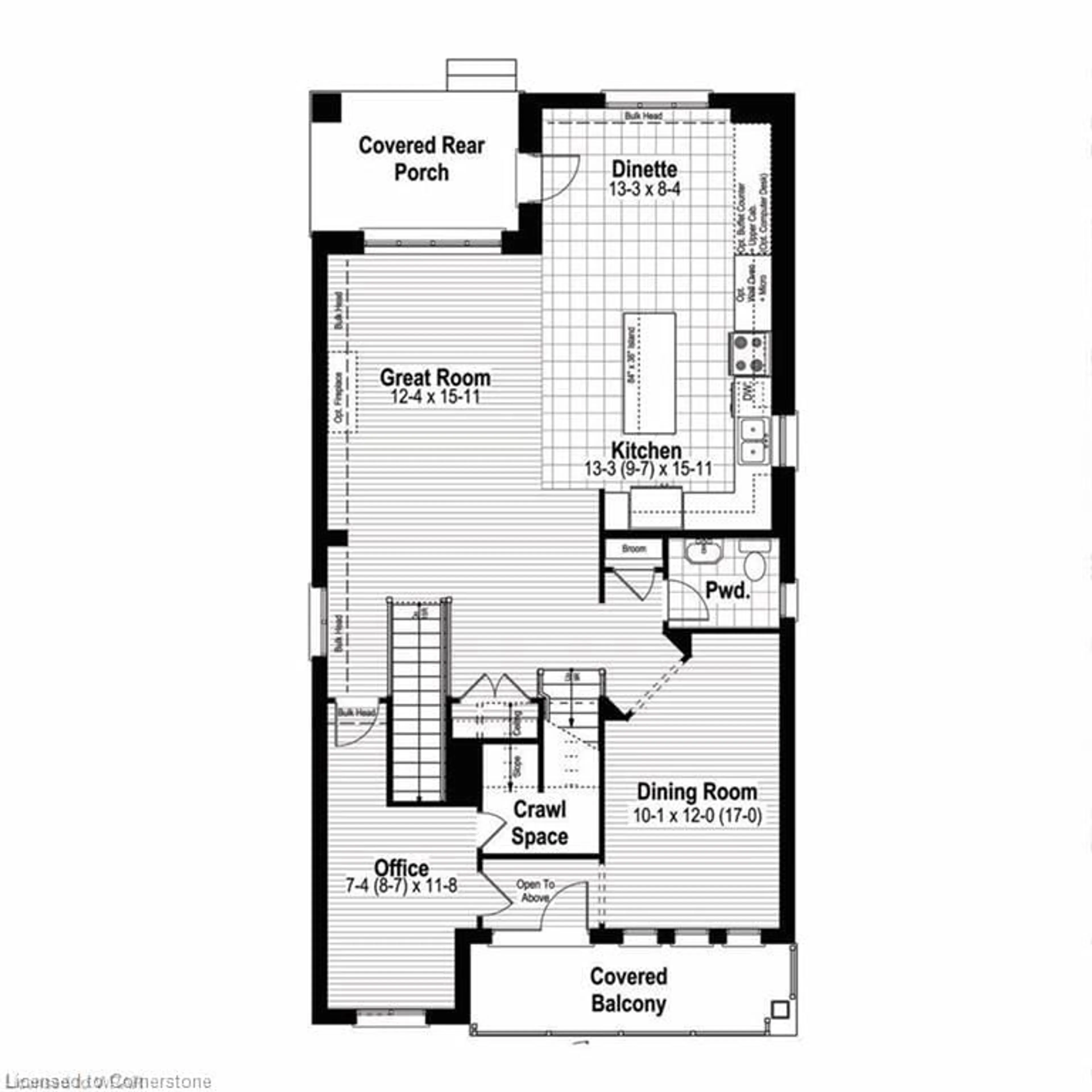 Floor plan for 723 Autumn Willow Dr, Waterloo Ontario N2V 0H8