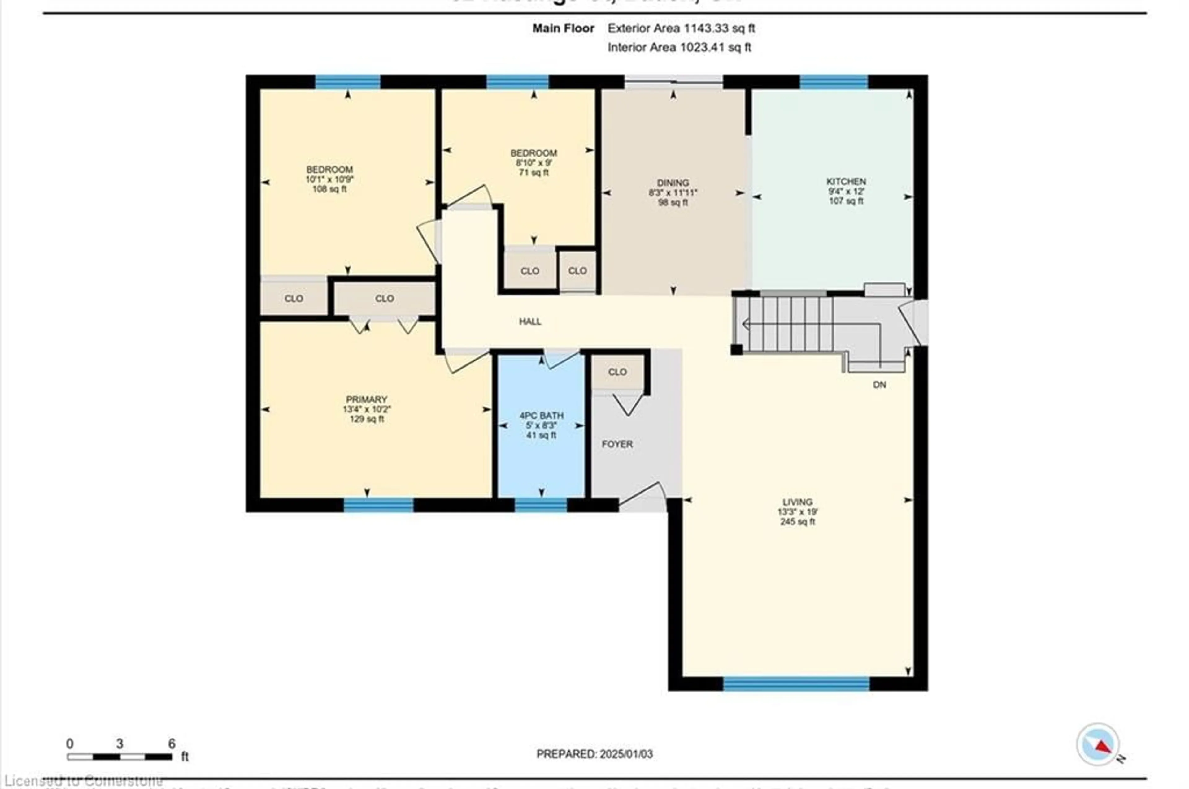 Floor plan for 52 Hastings Crt, Baden Ontario N3A 2T1