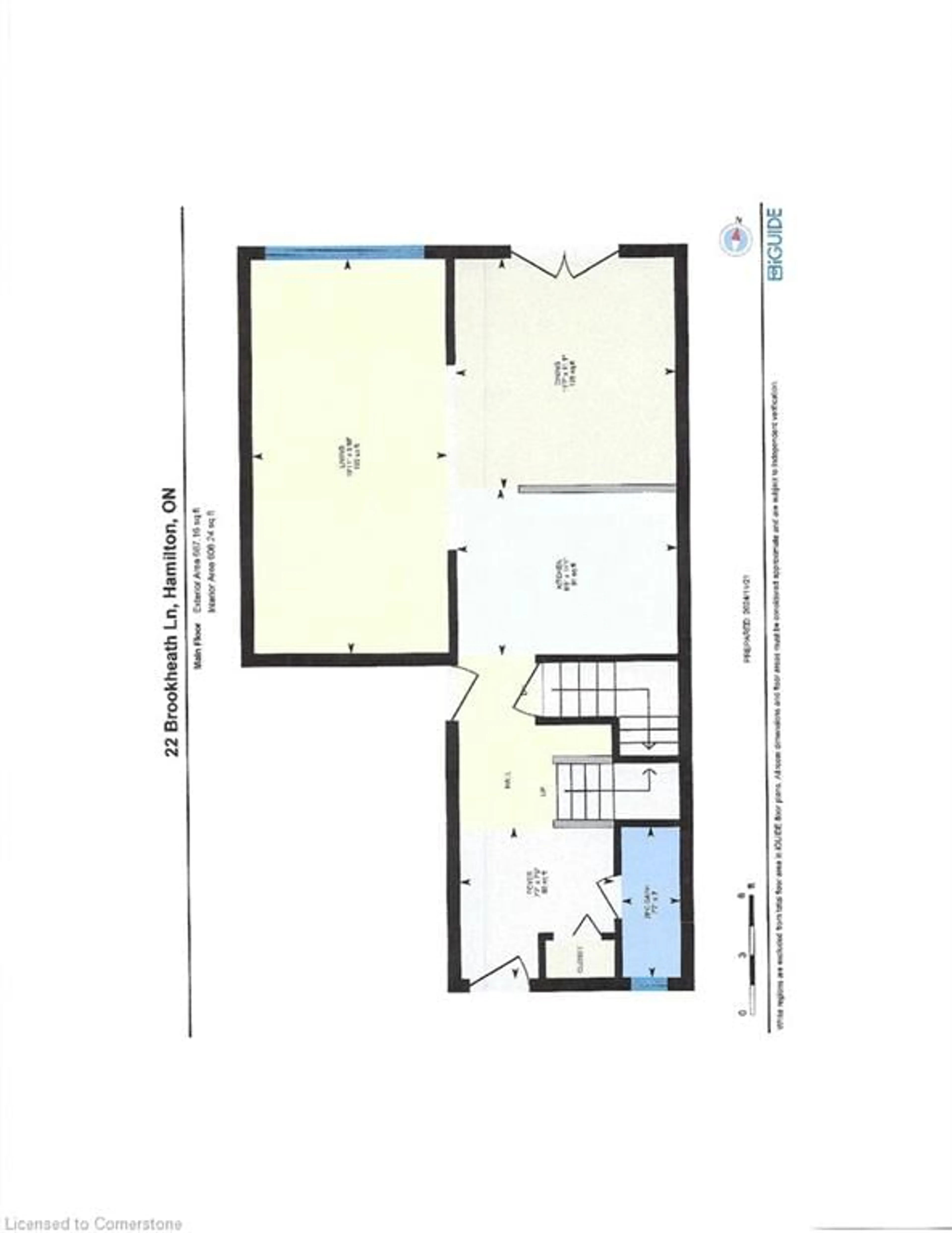 Floor plan for 22 Brookheath Lane, Glanbrook Ontario L0R 1W0