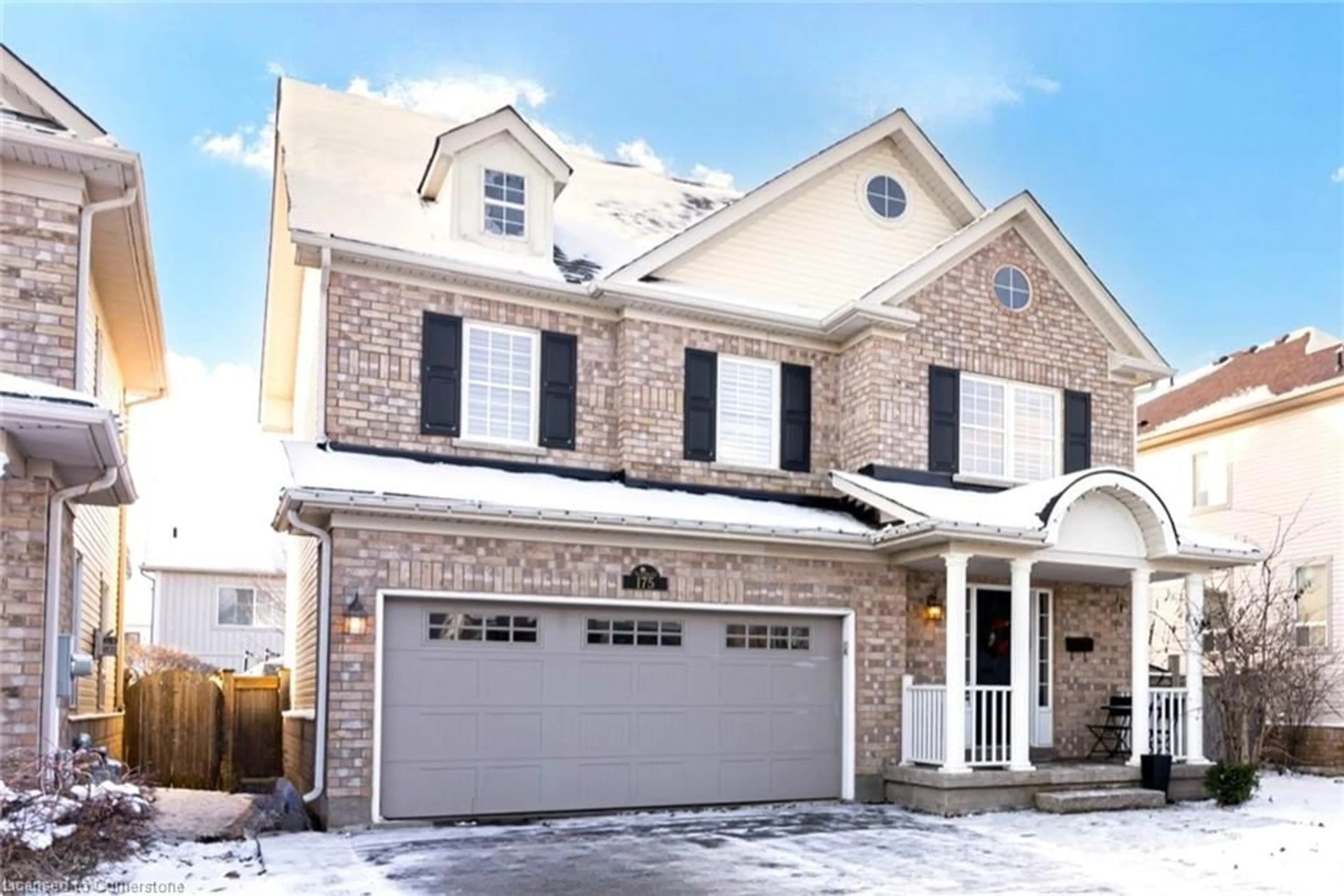 Home with brick exterior material, street for 175 Spring Creek Dr, Waterdown Ontario L0R 2H8