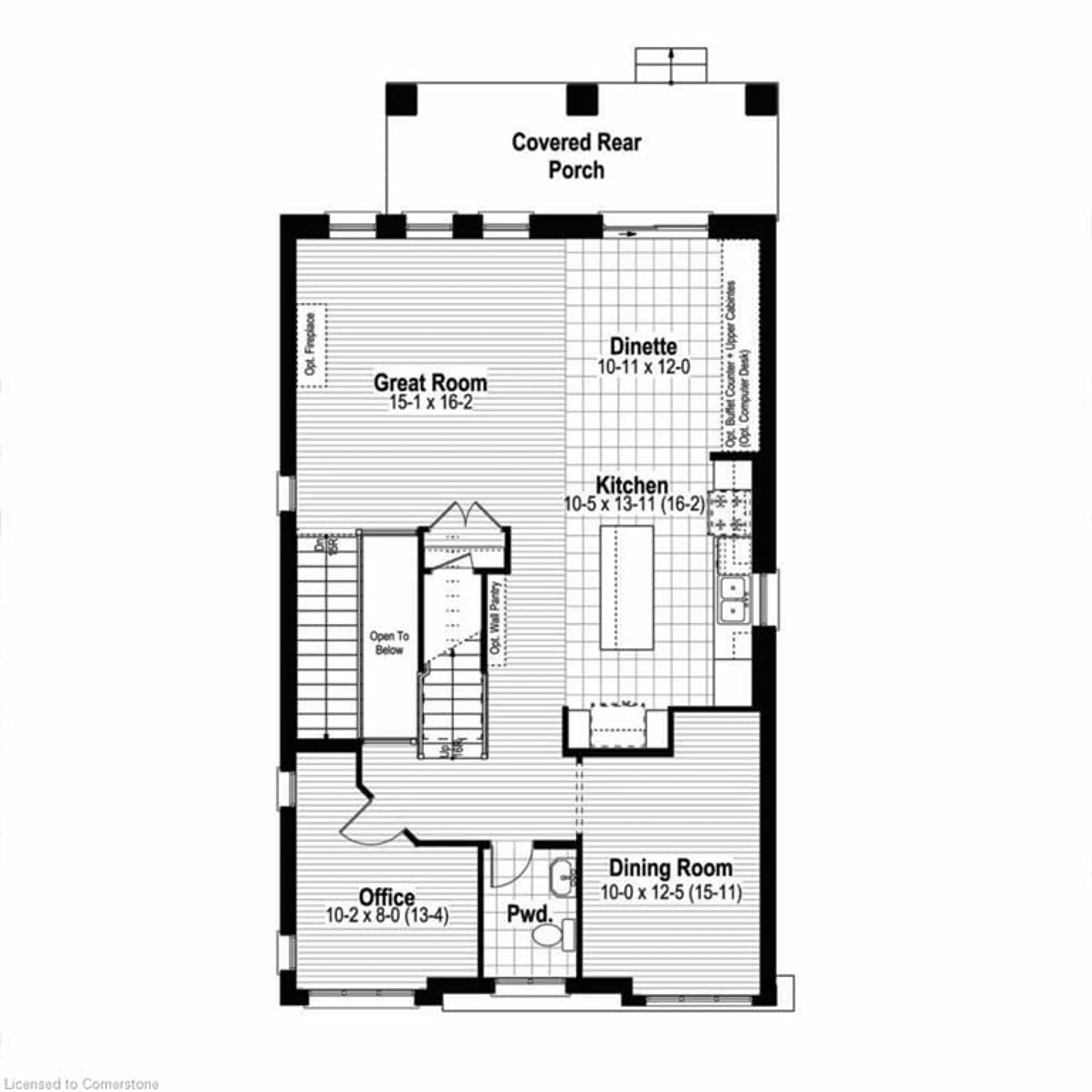 Floor plan for 733 Autumn Willow Dr, Waterloo Ontario N2V 0C3