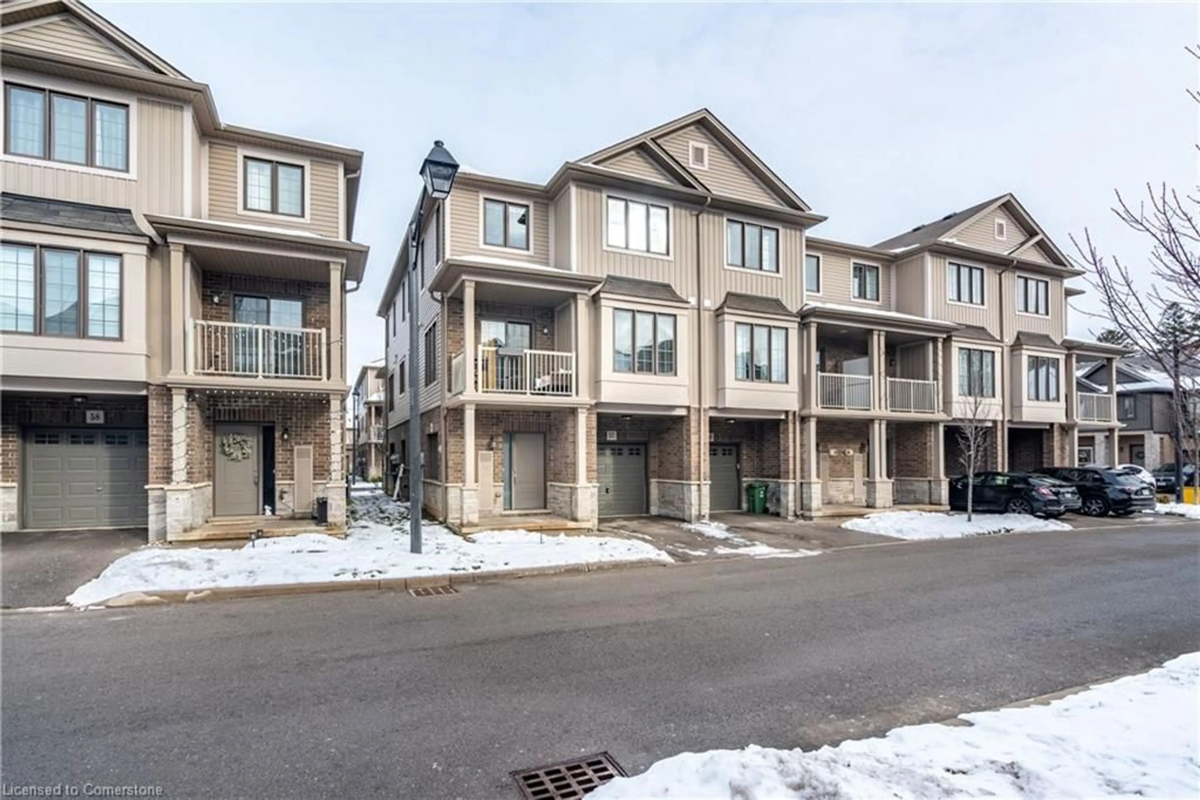 A pic from outside/outdoor area/front of a property/back of a property/a pic from drone, street for 377 Glancaster Rd #57, Ancaster Ontario L9G 0G4