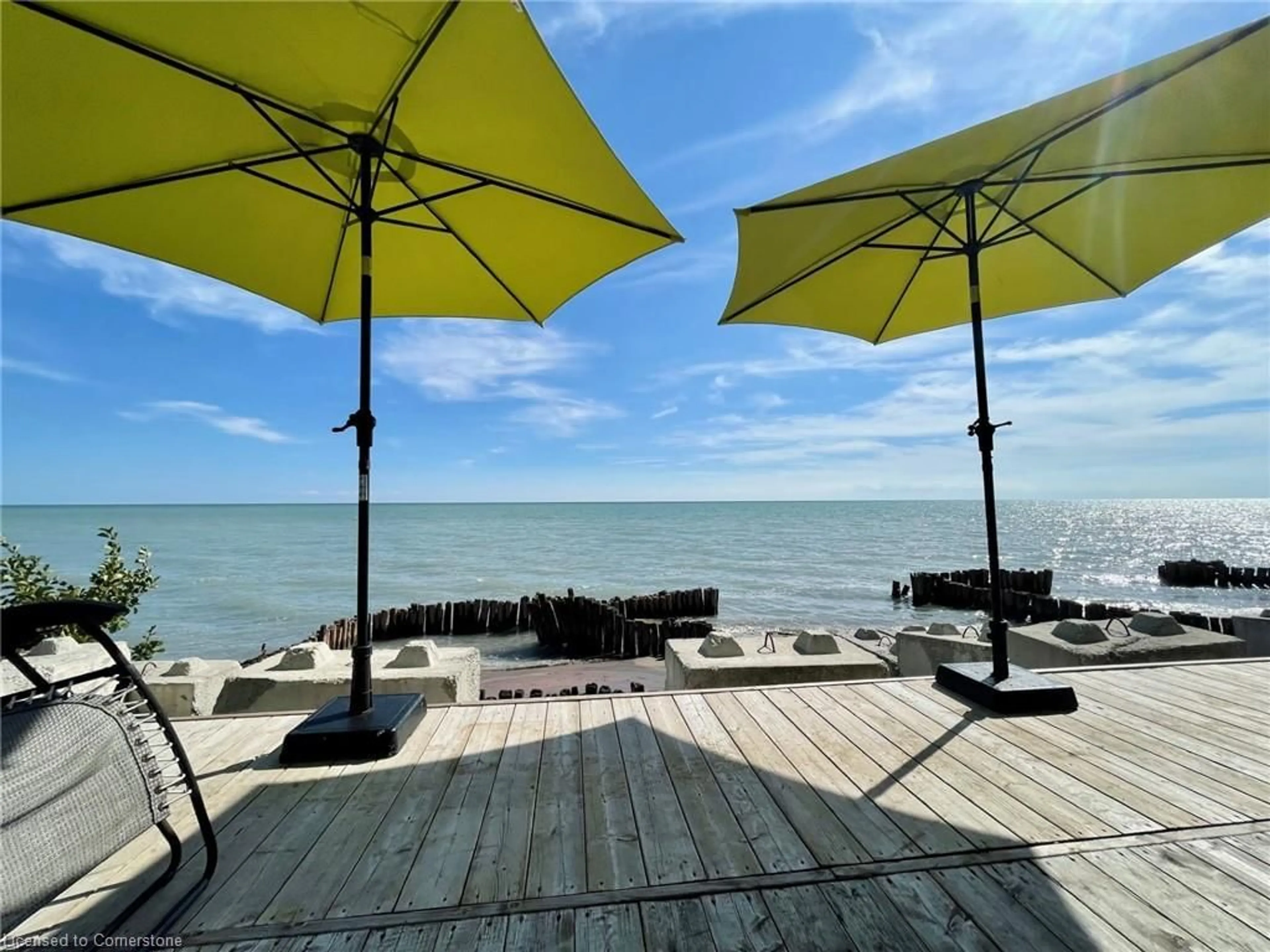 Patio, water/lake/river/ocean view for 5 Hastings Dr, Long Point Ontario N0E 1M0