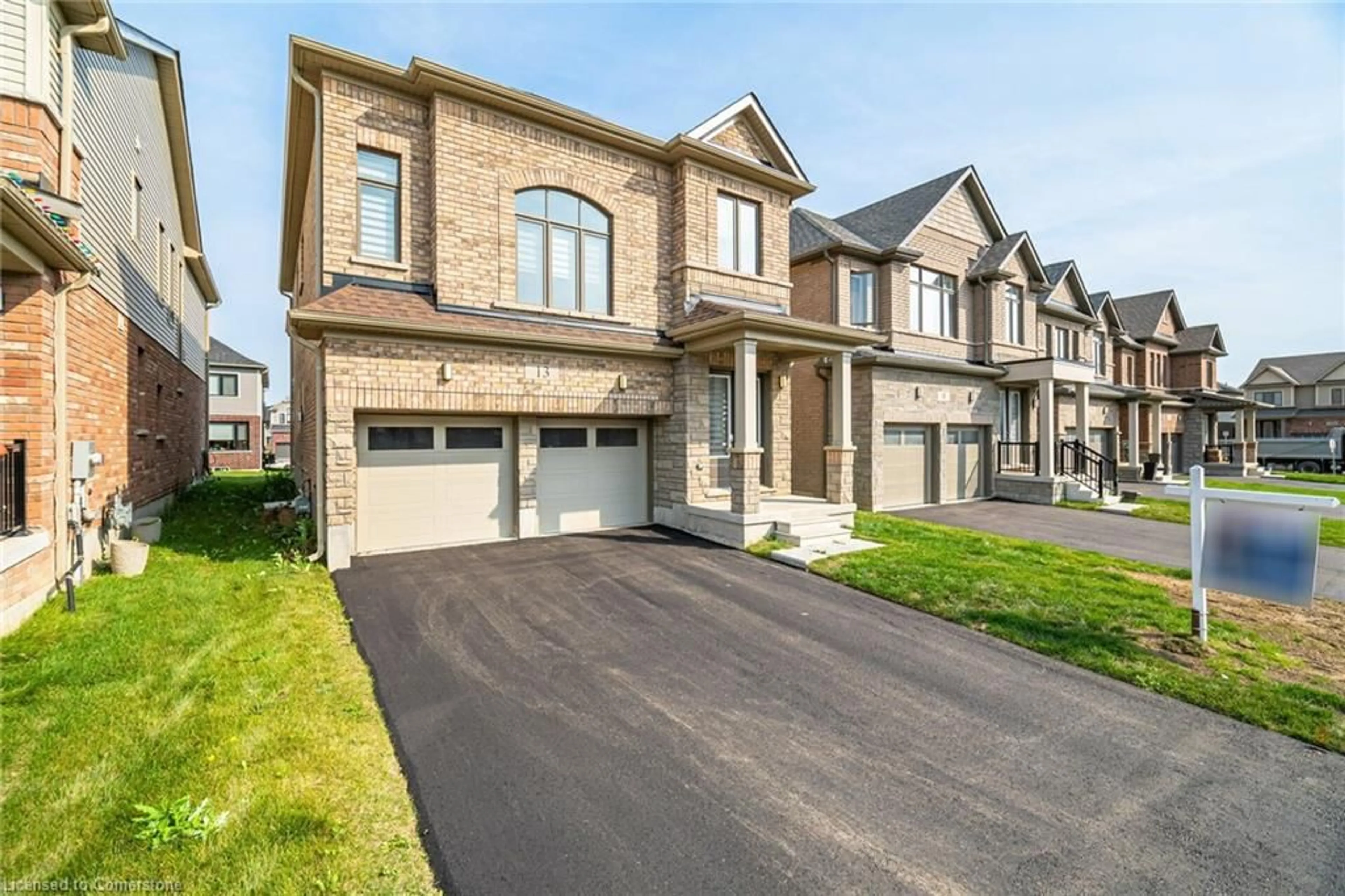 Home with brick exterior material, street for 13 Rustic Oak Trail Trail, Ayr Ontario N0B 1E0