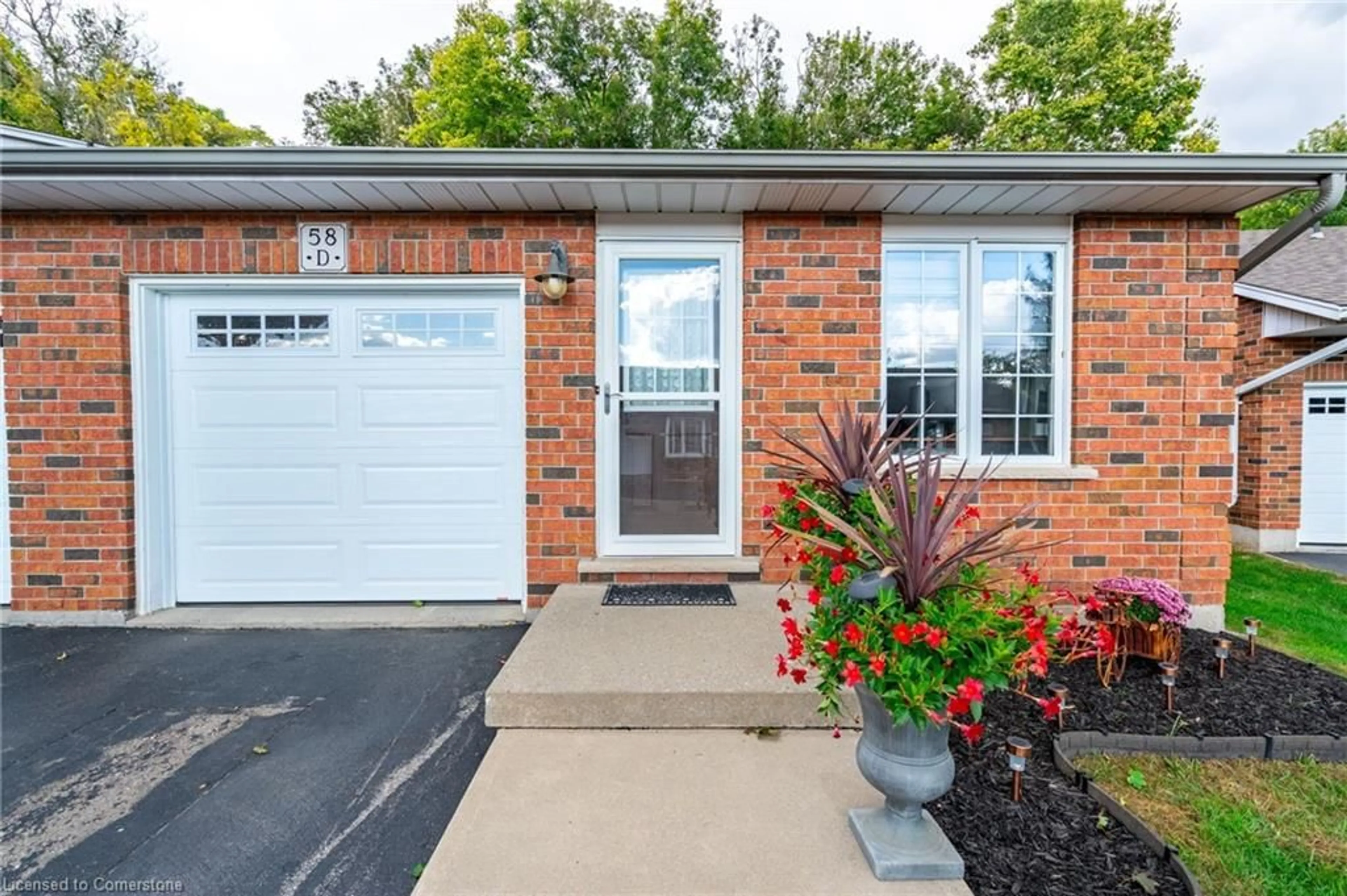 Home with brick exterior material, street for 58D Harris Ave, Brantford Ontario N3R 2E9