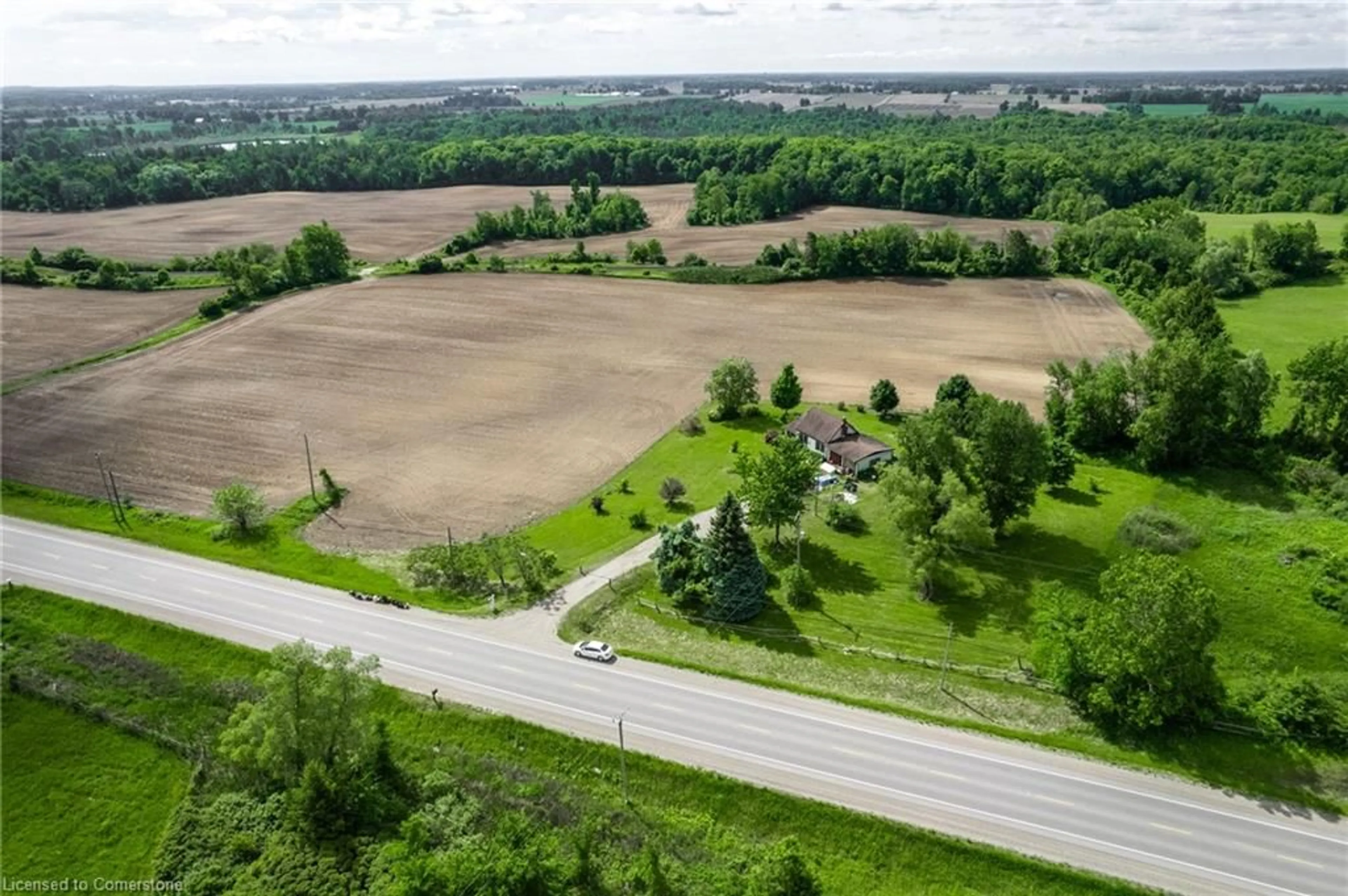 A pic from outside/outdoor area/front of a property/back of a property/a pic from drone, unknown for 806874 Oxford Road 29 Rd, Drumbo Ontario N0J 1G0