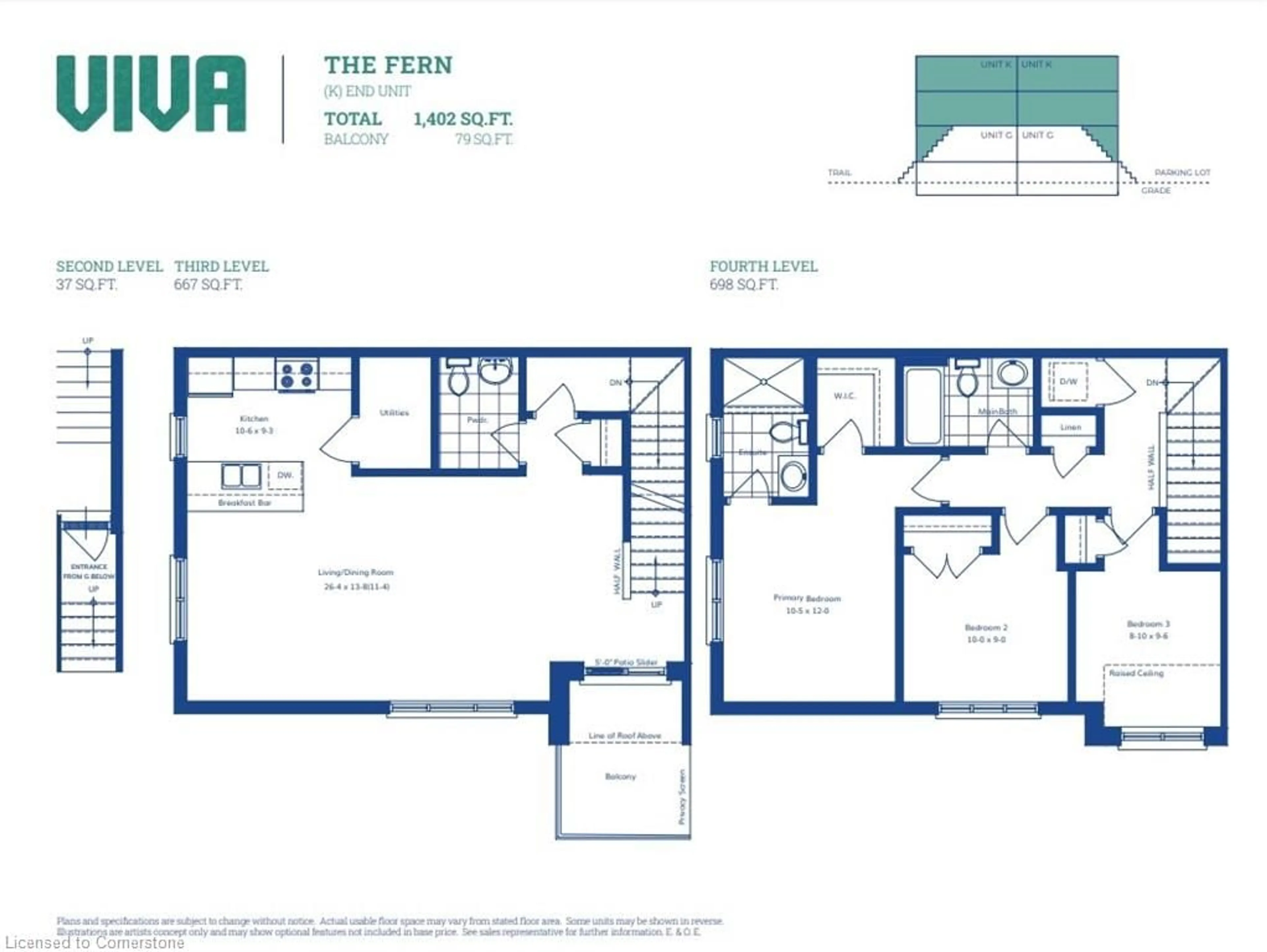 Floor plan for 31 Mill St #26, Kitchener Ontario N2G 2Y2